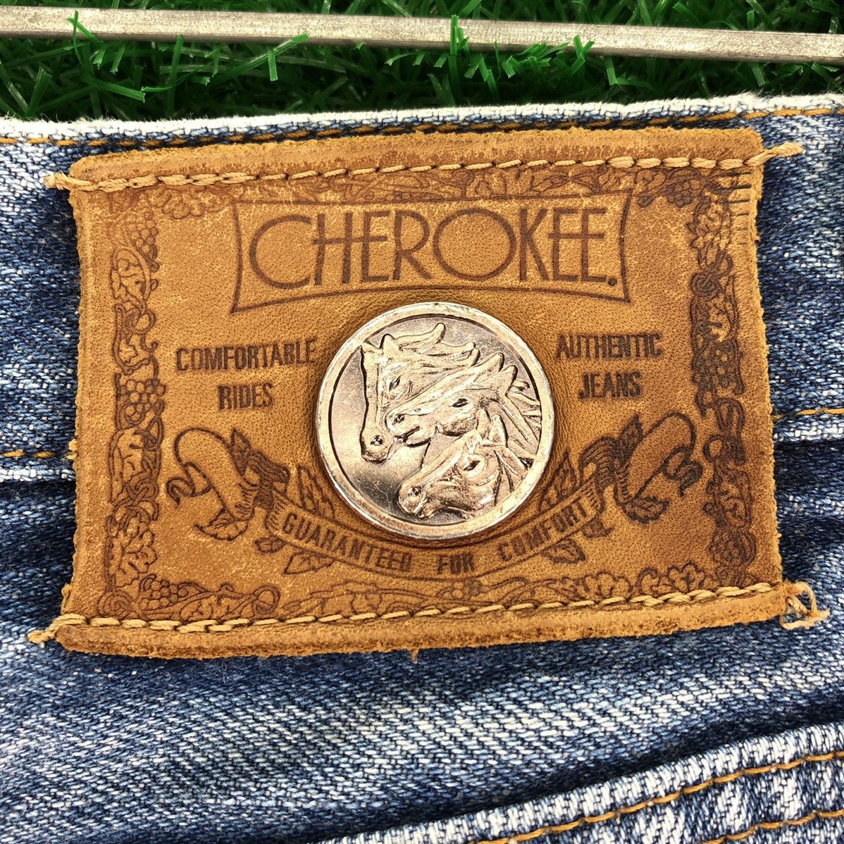 Cherokee Vintage 90's Cherokee Scovill Button Denim Pants Size US 28 / EU 44 - 11 Thumbnail
