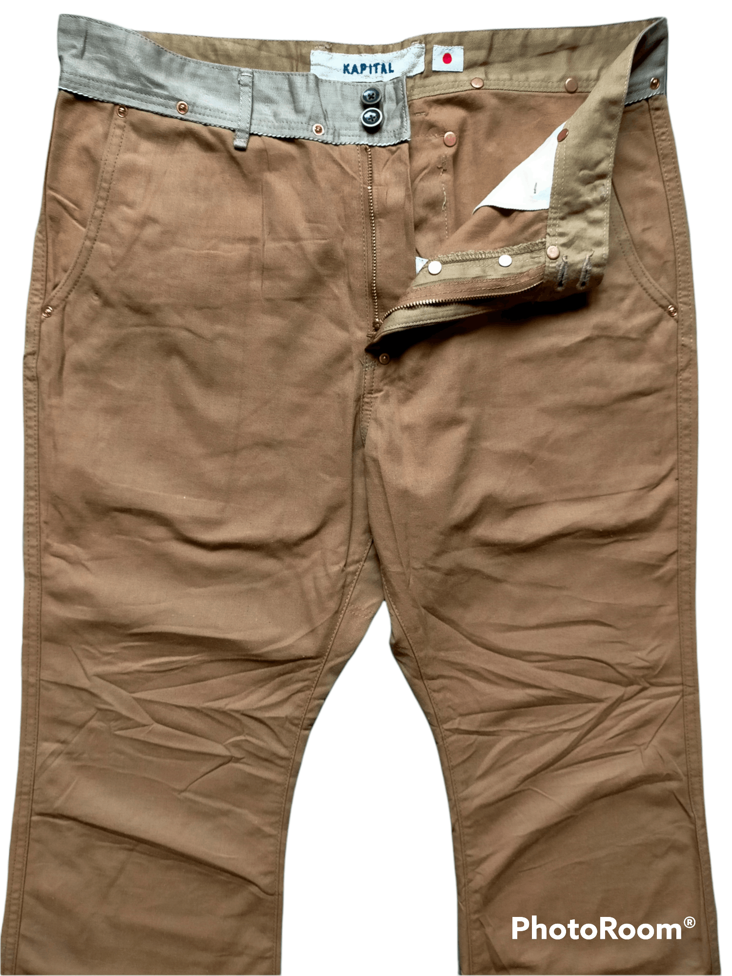 Kapital × Kapital Kountry Kapital Flare Bag Camera Boot cut trouser Pants Size US 34 / EU 50 - 8 Thumbnail