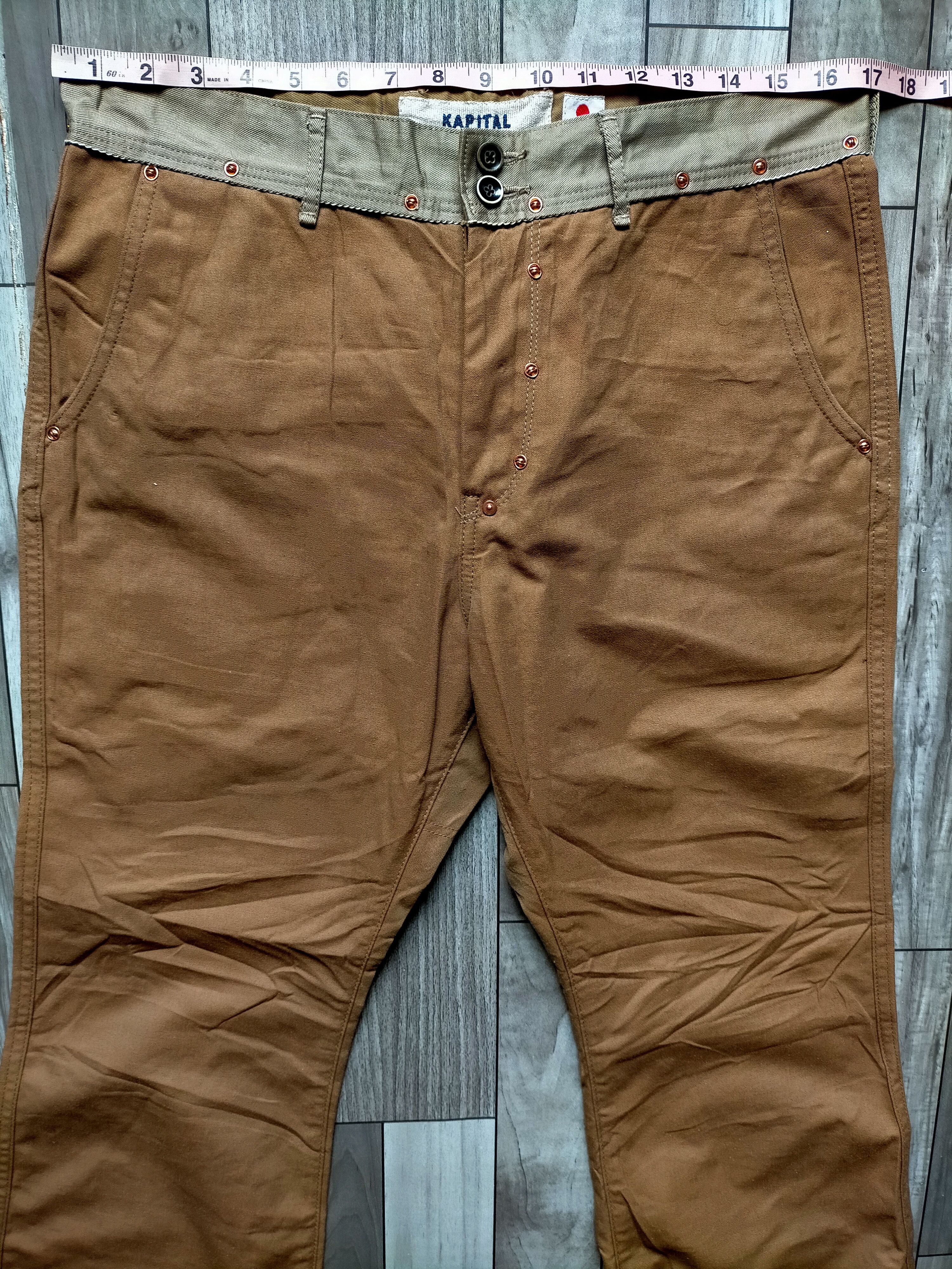 Kapital × Kapital Kountry Kapital Flare Bag Camera Boot cut trouser Pants Size US 34 / EU 50 - 18 Thumbnail