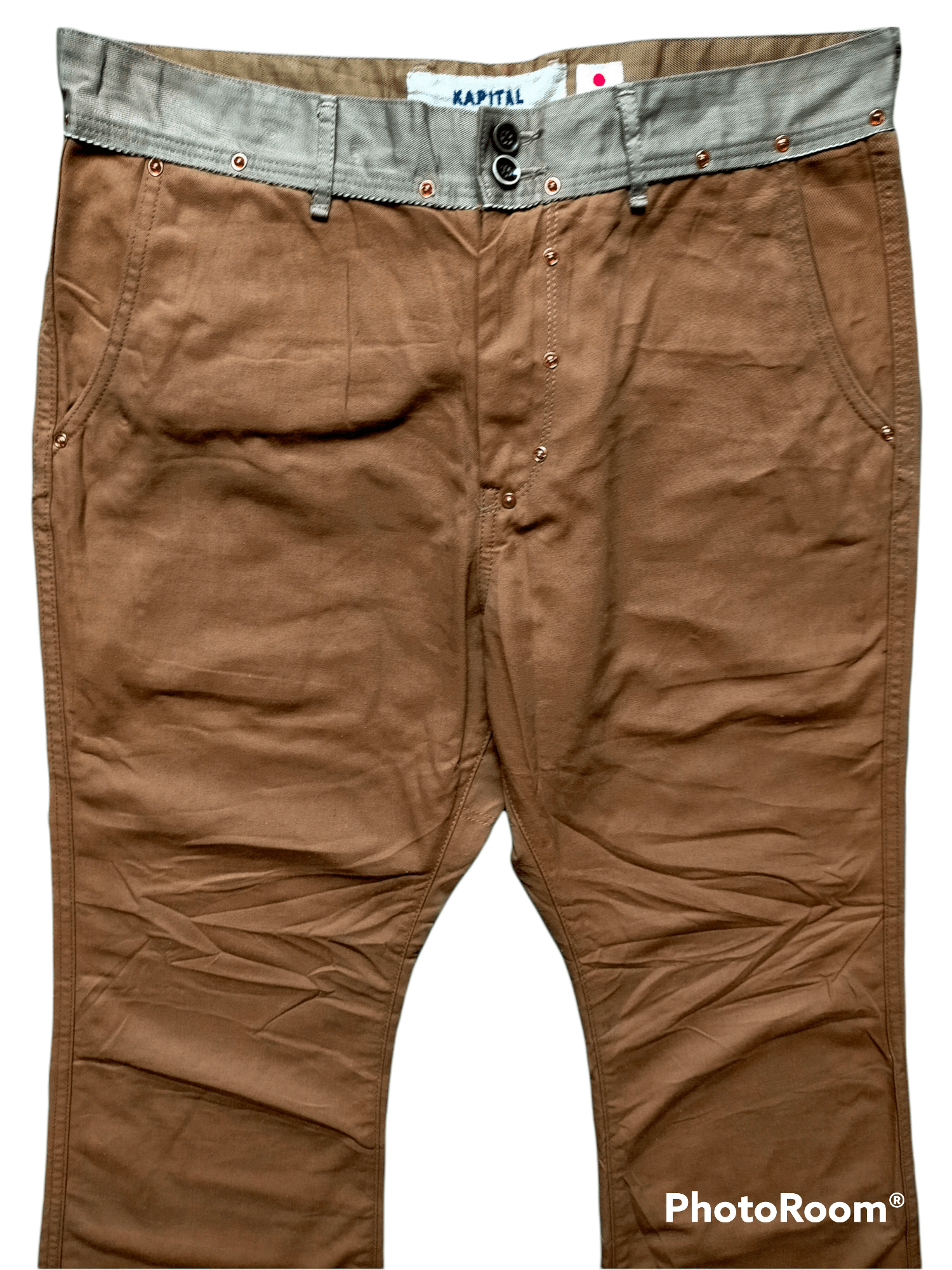 Kapital × Kapital Kountry Kapital Flare Bag Camera Boot cut trouser Pants Size US 34 / EU 50 - 7 Thumbnail
