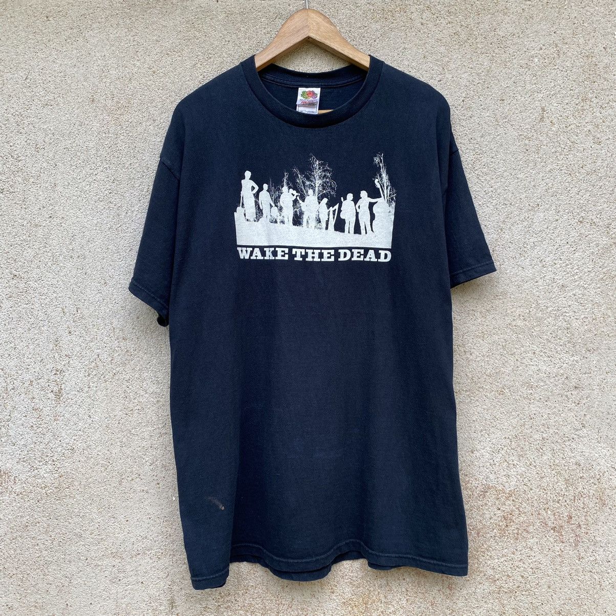 Band Tees Thrashed Faded Vintage Y2K Wake The Dead ERD GRUNGE TEE Size US XL / EU 56 / 4 - 4 Thumbnail
