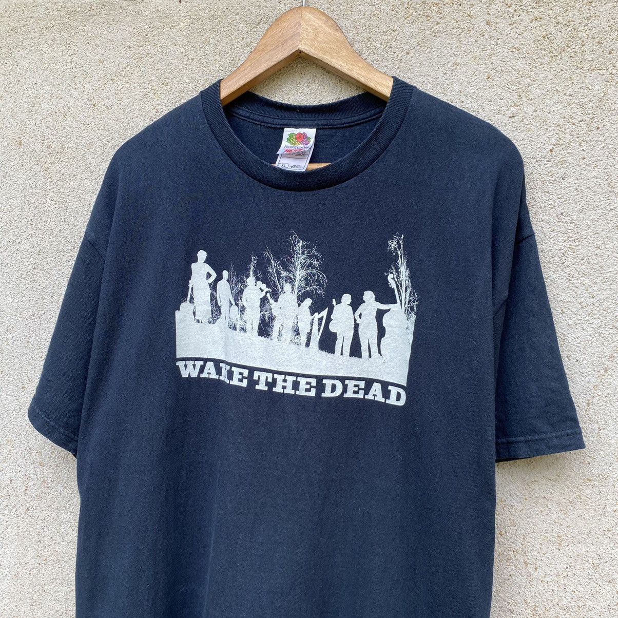 Vintage Faded Y2K Wake The Dead Band tee