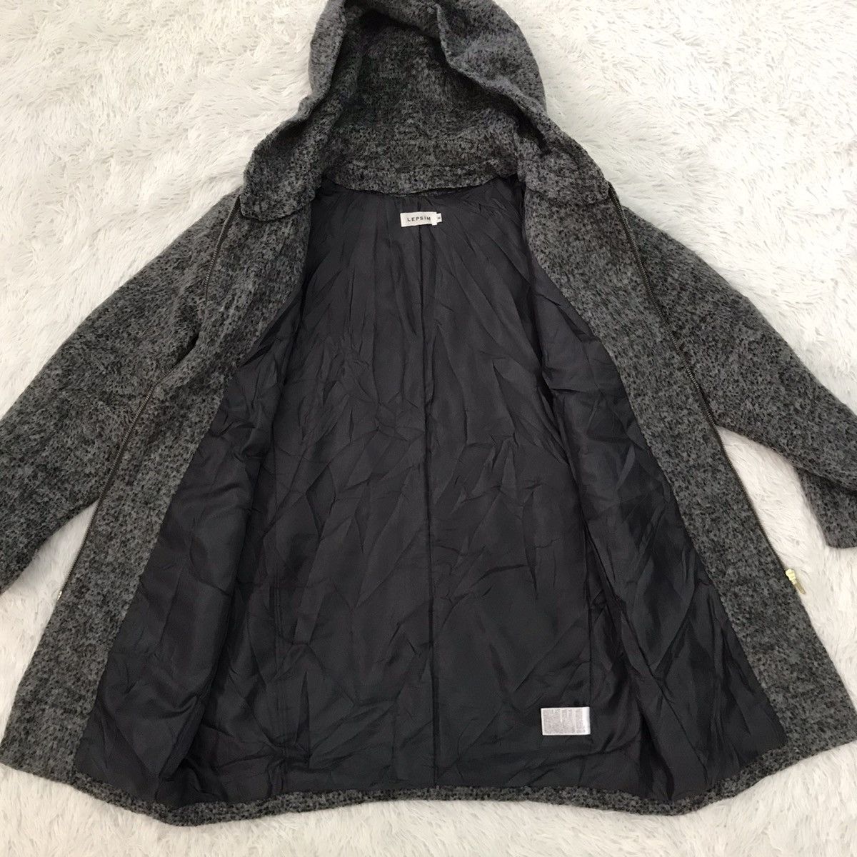 Japanese Brand Lepsim Zipper Mid Jacket Attached Hoodie Size US M / EU 48-50 / 2 - 10 Thumbnail