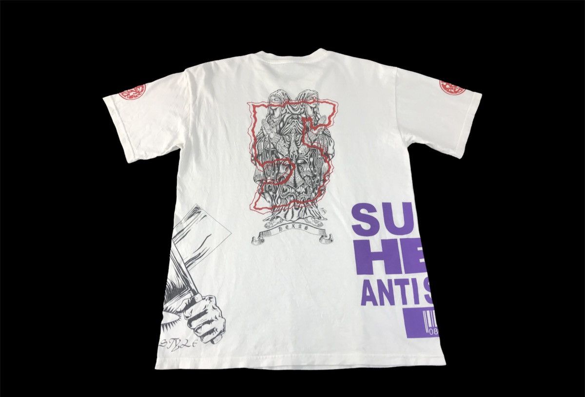 Japanese Brand × Vintage Hex Anti Style Suck A Secret Society Tee Mary Jesus K1080j Size US M / EU 48-50 / 2 - 2 Thumbnail