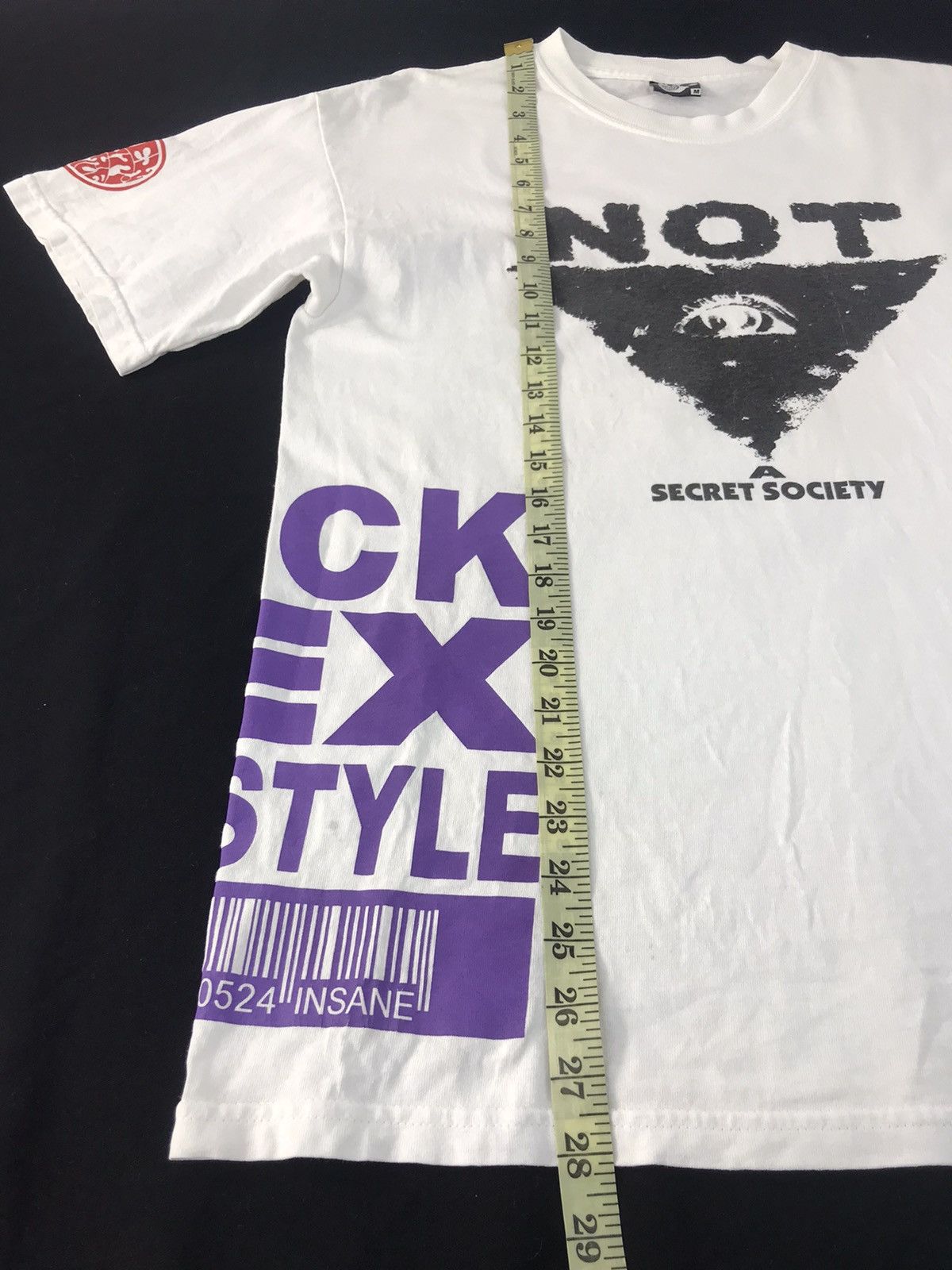 Japanese Brand × Vintage Hex Anti Style Suck A Secret Society Tee Mary Jesus K1080j Size US M / EU 48-50 / 2 - 11 Thumbnail