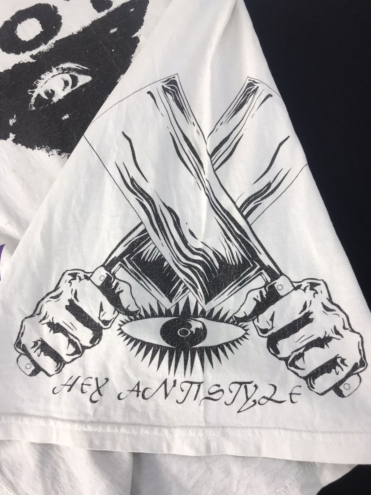 Japanese Brand × Vintage Hex Anti Style Suck A Secret Society Tee Mary Jesus K1080j Size US M / EU 48-50 / 2 - 5 Thumbnail