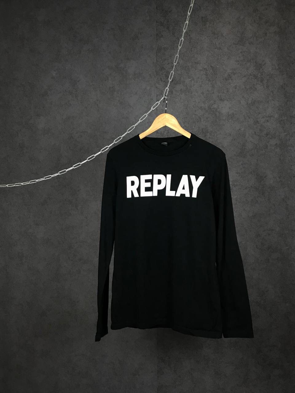 Replay Replay luxury streetwear center logo longsleeve Size US XL / EU 56 / 4 - 1 Thumbnail