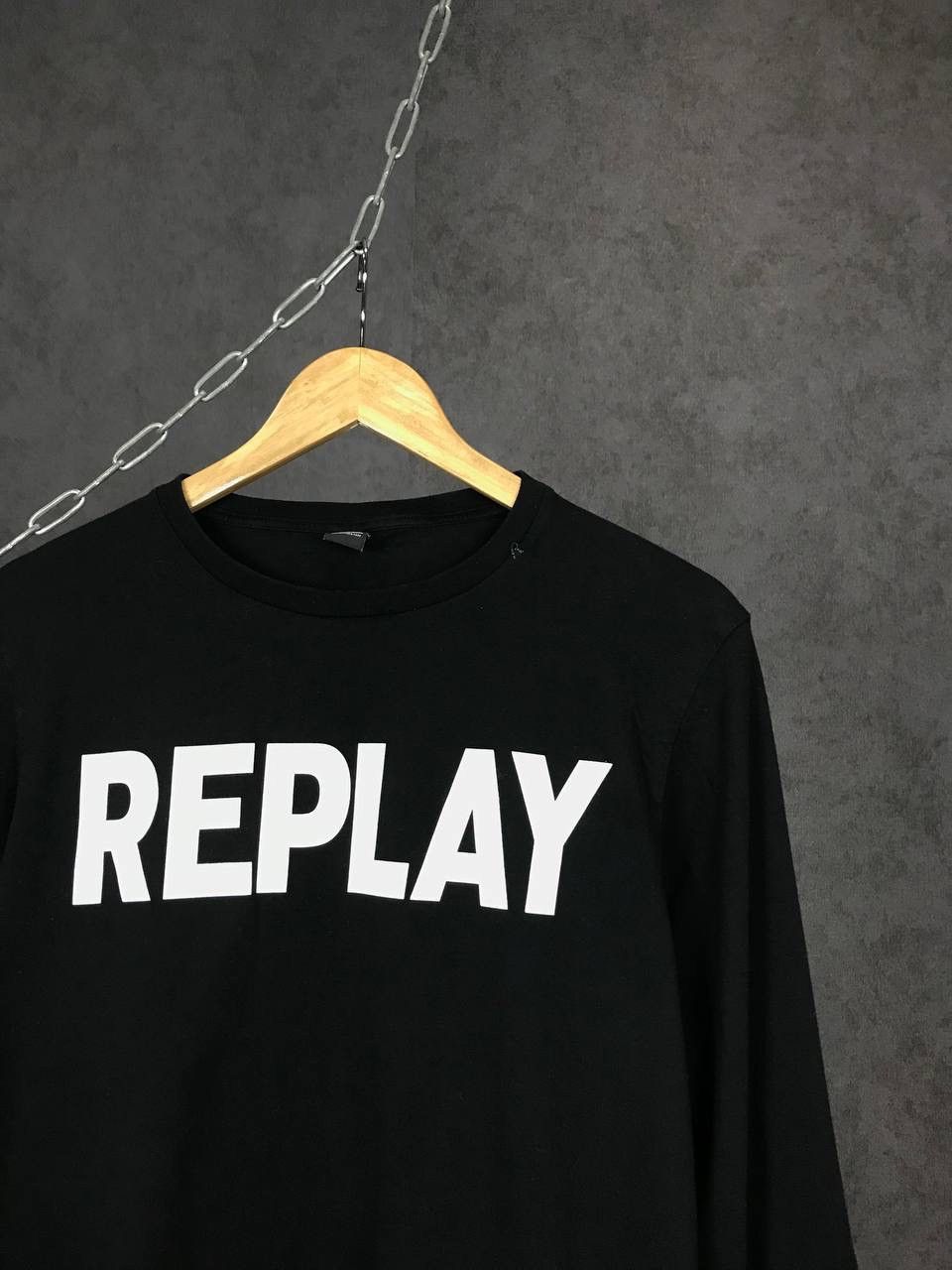 Replay Replay luxury streetwear center logo longsleeve Size US XL / EU 56 / 4 - 2 Thumbnail