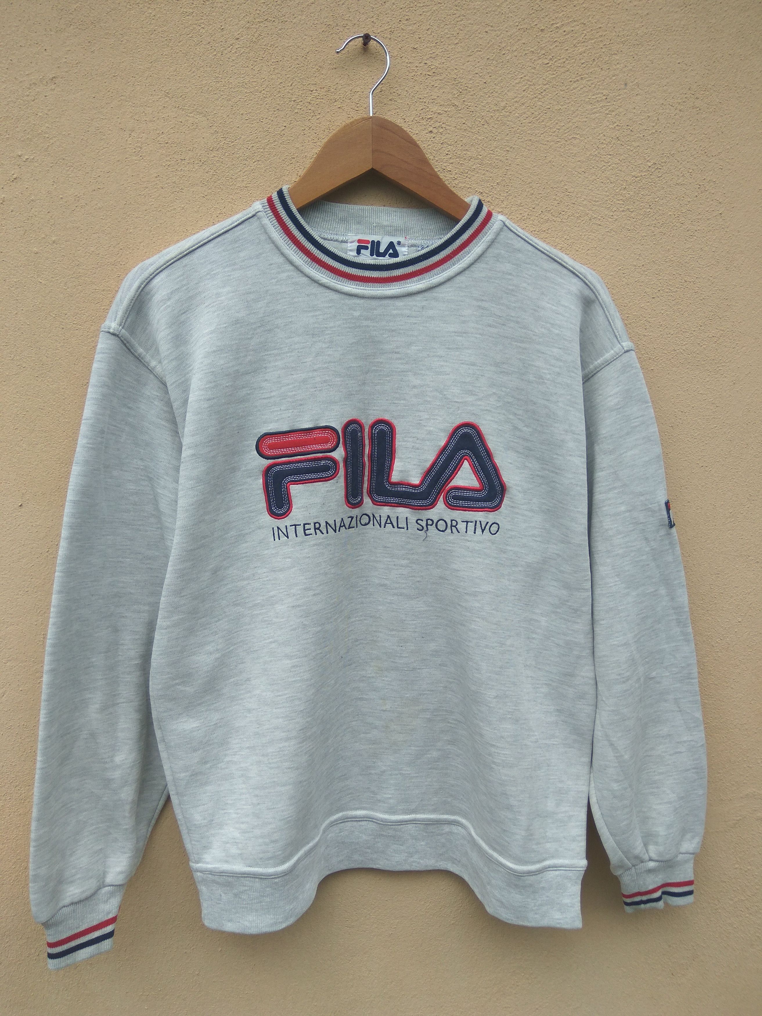 Fila Vintage FILA Internazionali Sportivo sweatshirt big logo Size US M / EU 48-50 / 2 - 1 Thumbnail