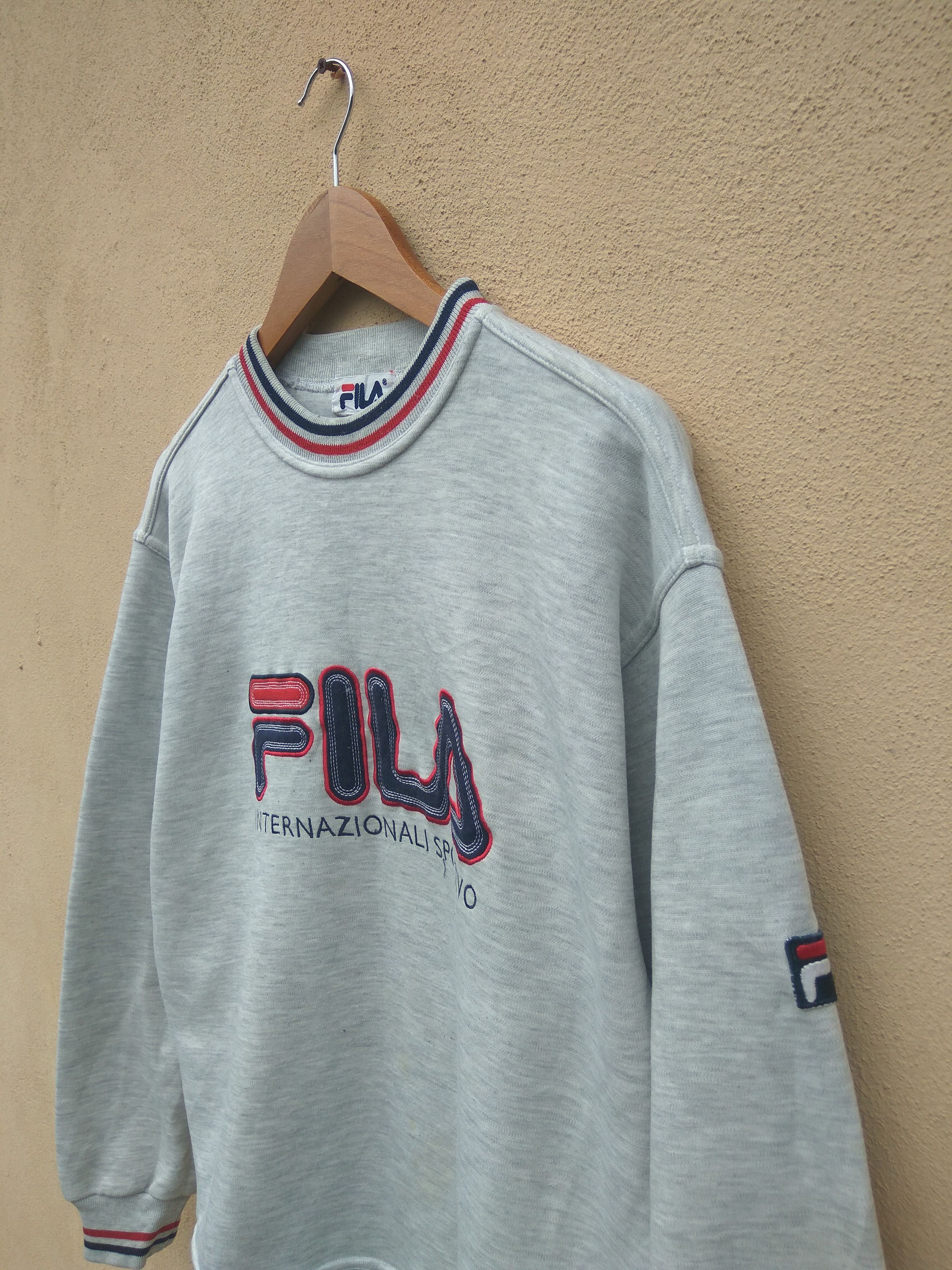 Fila Vintage FILA Internazionali Sportivo sweatshirt big logo Size US M / EU 48-50 / 2 - 4 Thumbnail