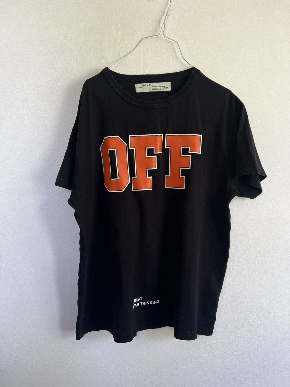 Off white i just was thinking hoodie on sale