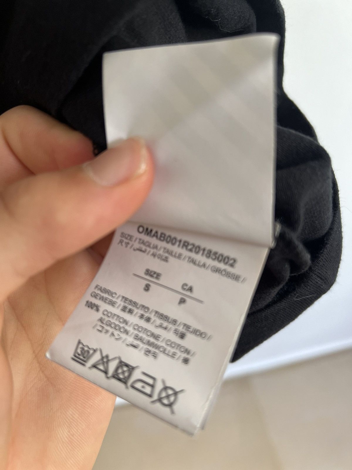 Off-White Off white golden tape Long sleeve TEE Size US M / EU 48-50 / 2 - 9 Thumbnail