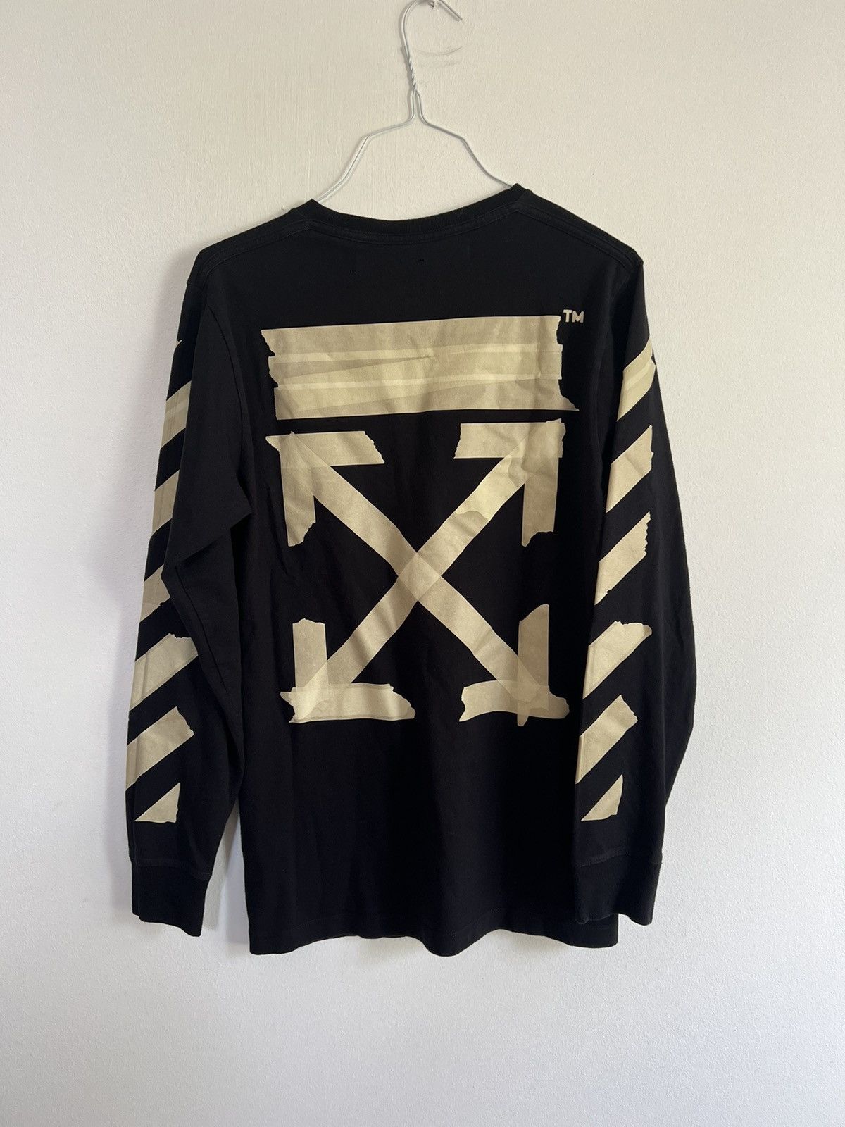 Off-White OFF-WHITE SS20 TAPE ARROWS LONG SLEEVE T-SHIRT