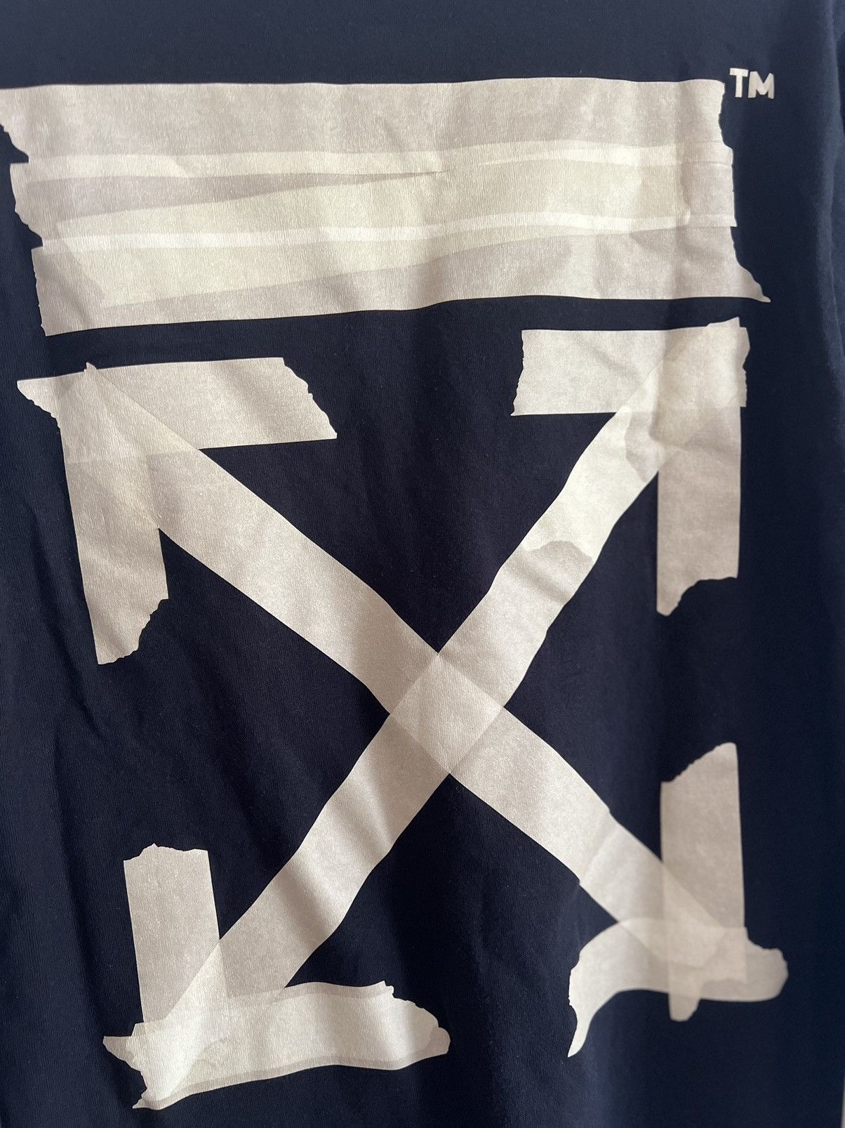 Off-White Off white golden tape Long sleeve TEE Size US M / EU 48-50 / 2 - 6 Thumbnail