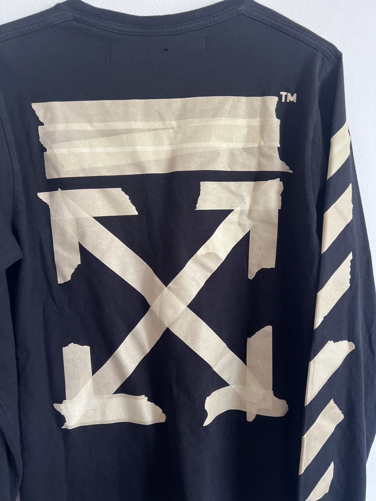 Off-White Off white golden tape Long sleeve TEE Size US M / EU 48-50 / 2 - 5 Thumbnail