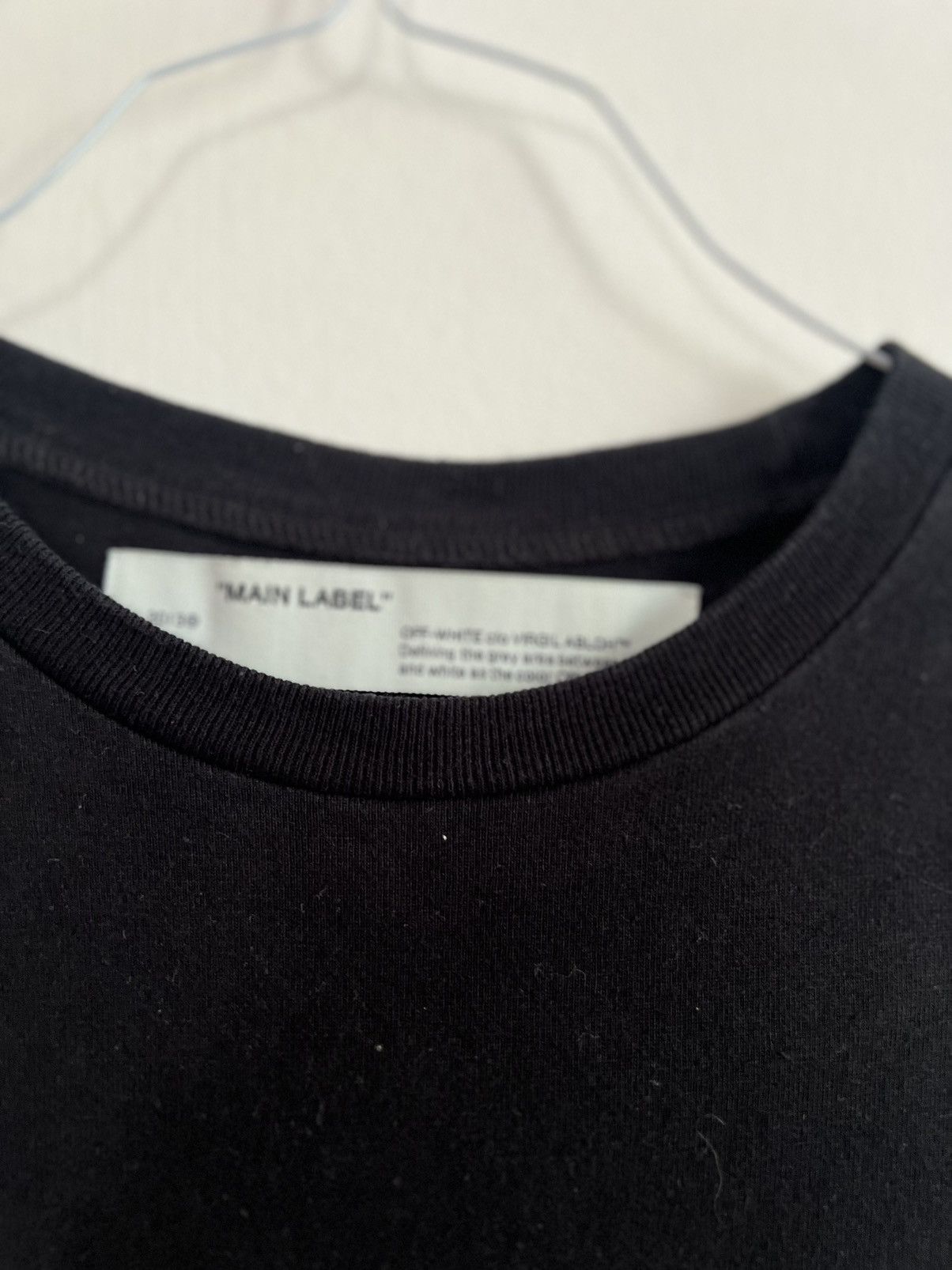 Off-White Off white golden tape Long sleeve TEE Size US M / EU 48-50 / 2 - 7 Thumbnail