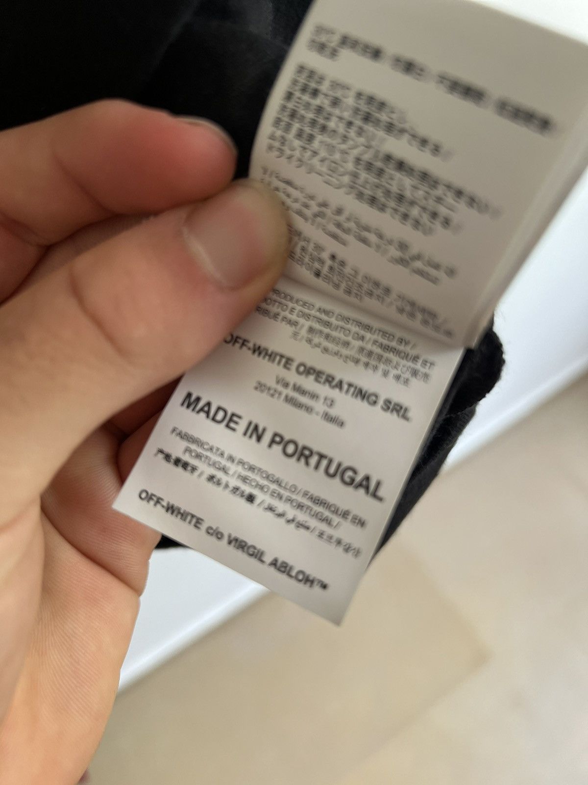 Off-White Off white golden tape Long sleeve TEE Size US M / EU 48-50 / 2 - 10 Thumbnail