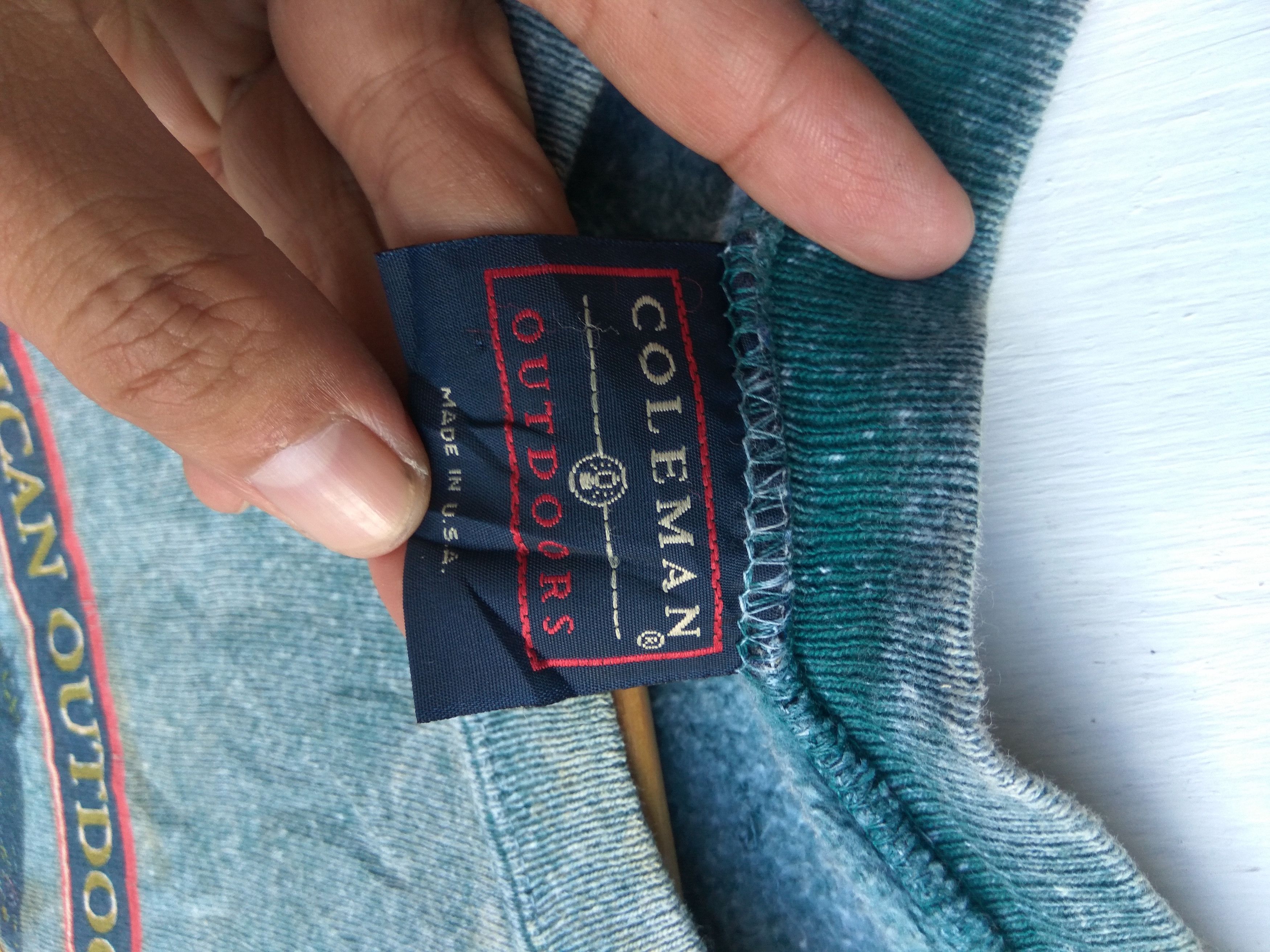 Coleman × Vintage Vintage 90s Vtg Coleman sweatshirt American outdoors Size US L / EU 52-54 / 3 - 5 Thumbnail