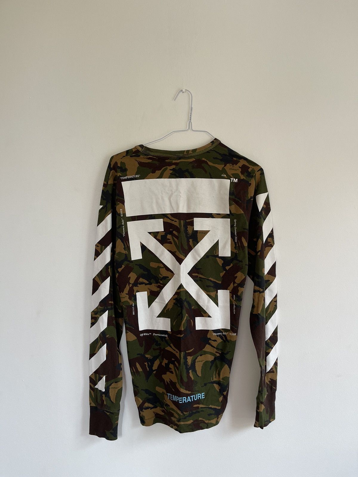 Off-White Off white camo LS TEE Size US M / EU 48-50 / 2 - 10 Thumbnail
