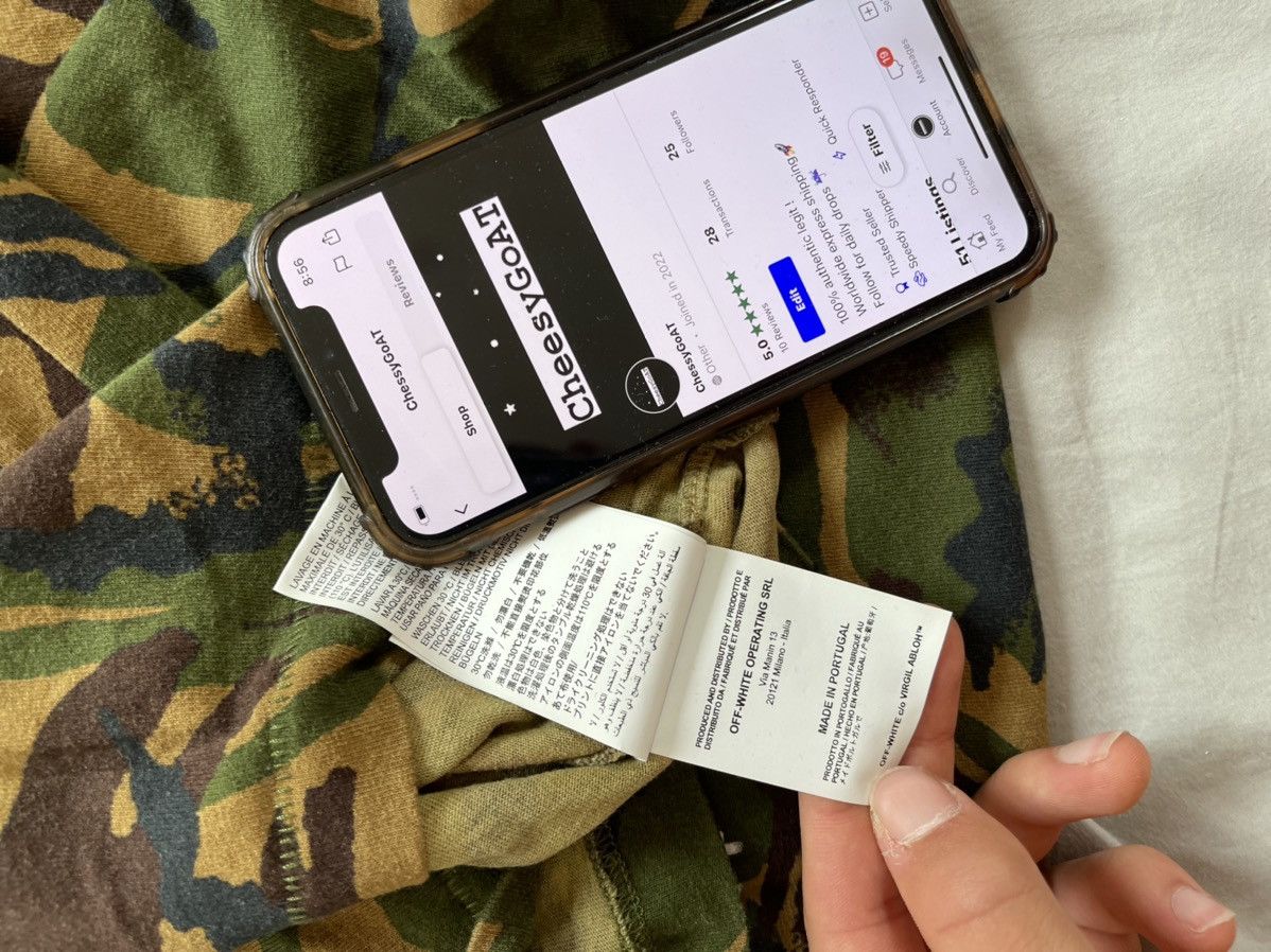 Off-White Off white camo LS TEE Size US M / EU 48-50 / 2 - 24 Thumbnail