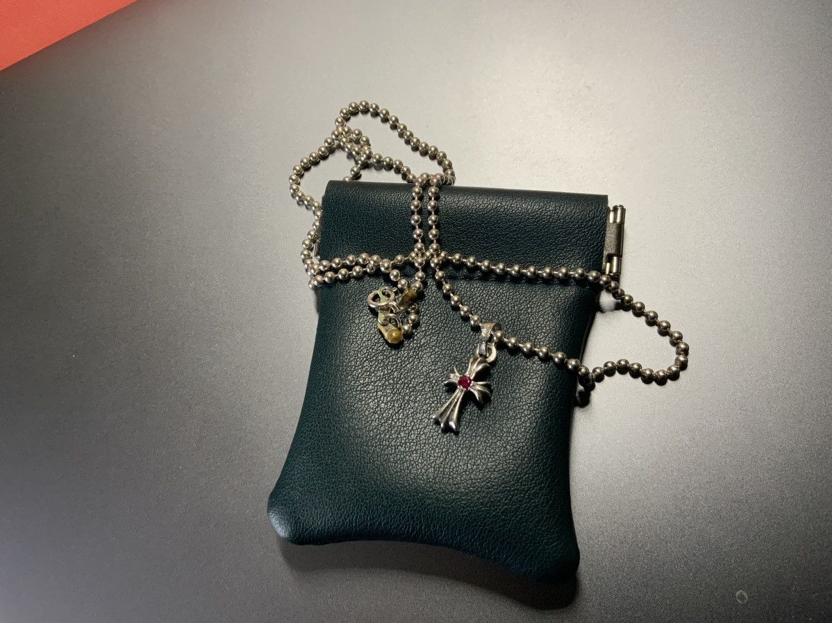 Chrome Hearts Chrome Hearts Baby Fat Ruby Pendant & Chain Chrome Hearts Chrome Hearts Baby Fat Ruby Pendant & Chain
