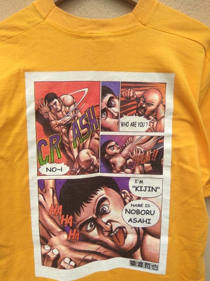 Anime 🔥 Vintage NOBORU ASAHI KIJIN Japanese t shirt Size US M / EU 48-50 / 2 - 9 Thumbnail