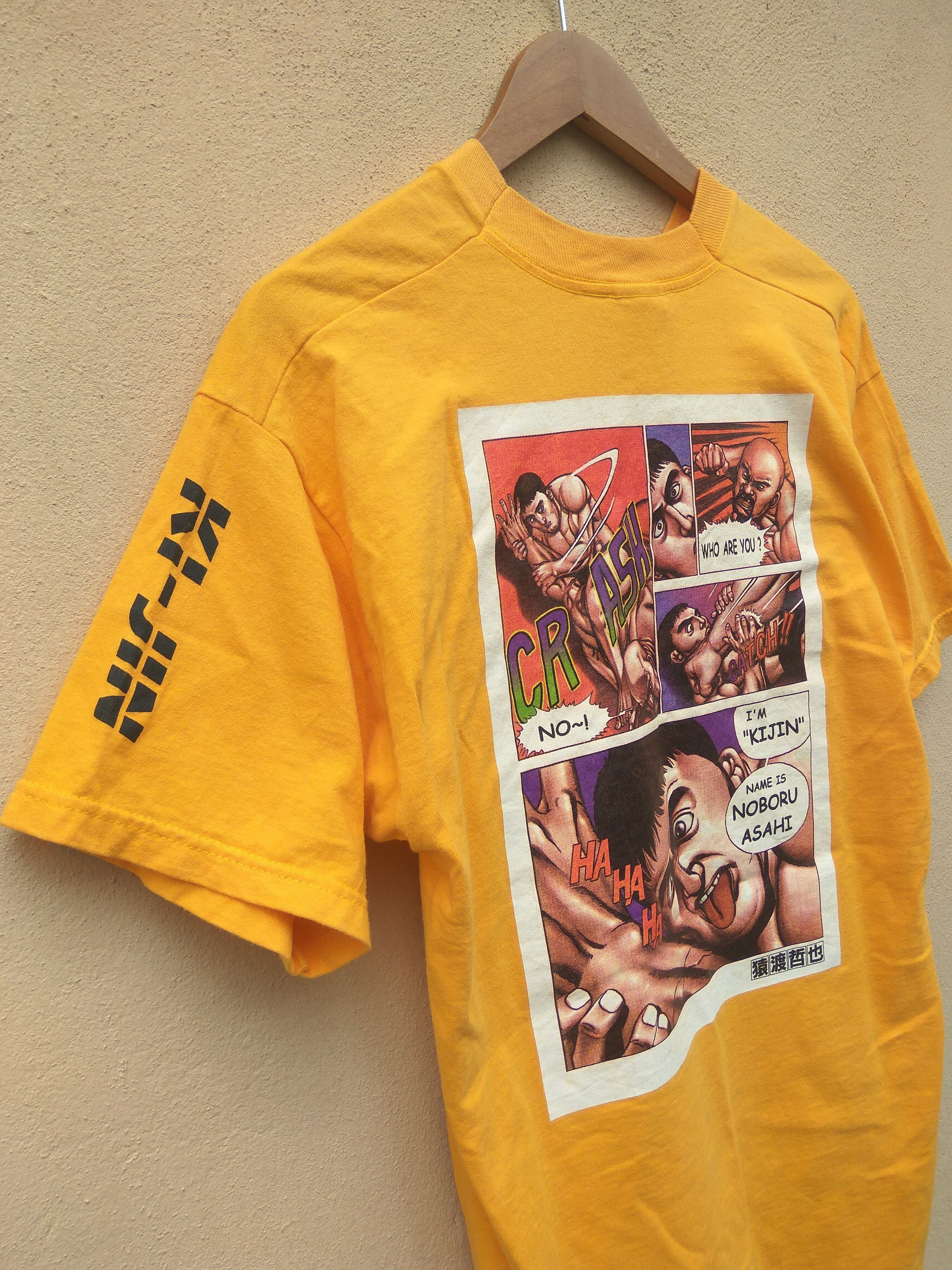 Anime 🔥 Vintage NOBORU ASAHI KIJIN Japanese t shirt Size US M / EU 48-50 / 2 - 6 Thumbnail