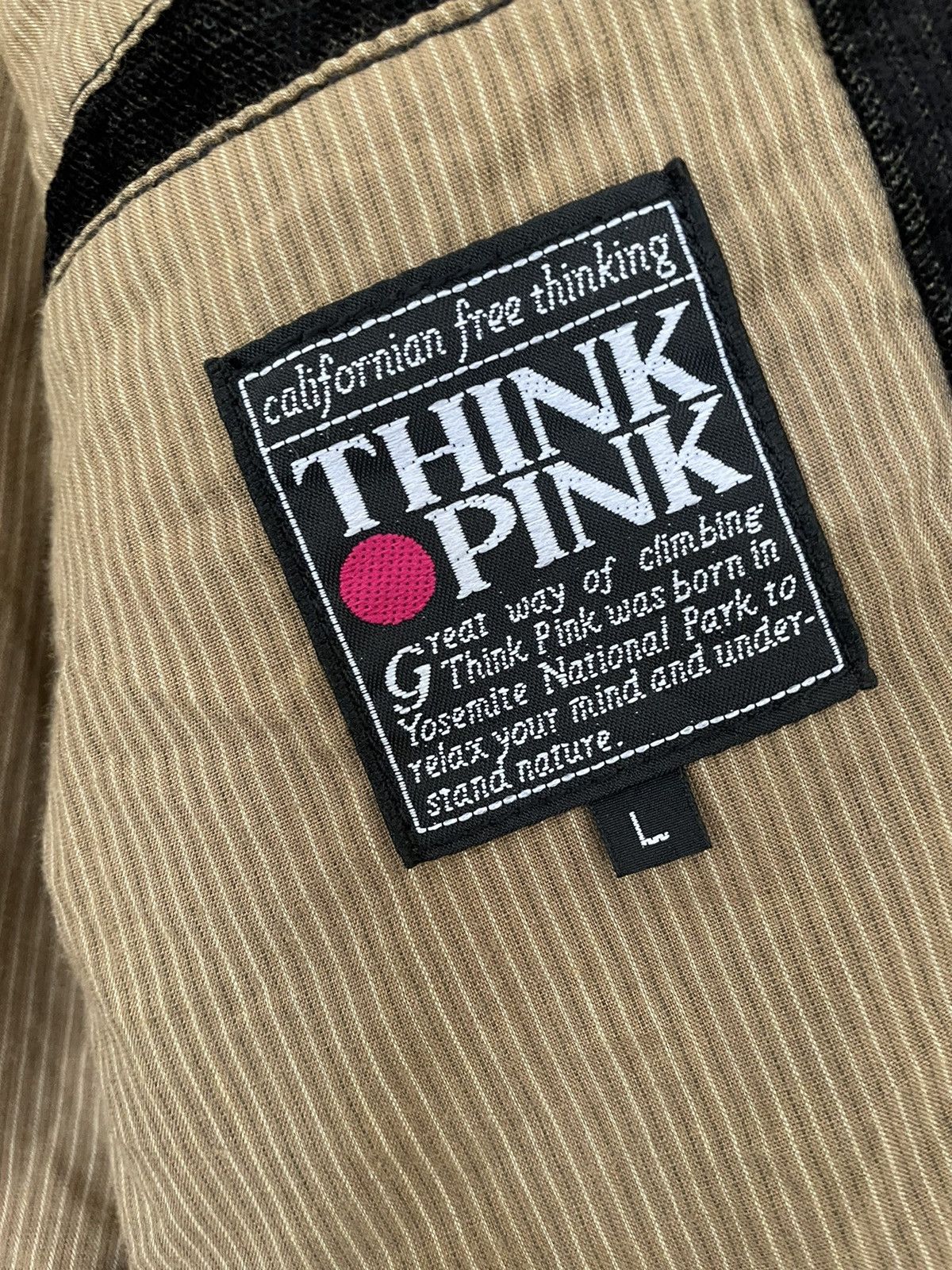 Japanese Brand × Vintage THINK PINK CHORE JACKET Size US L / EU 52-54 / 3 - 6 Thumbnail