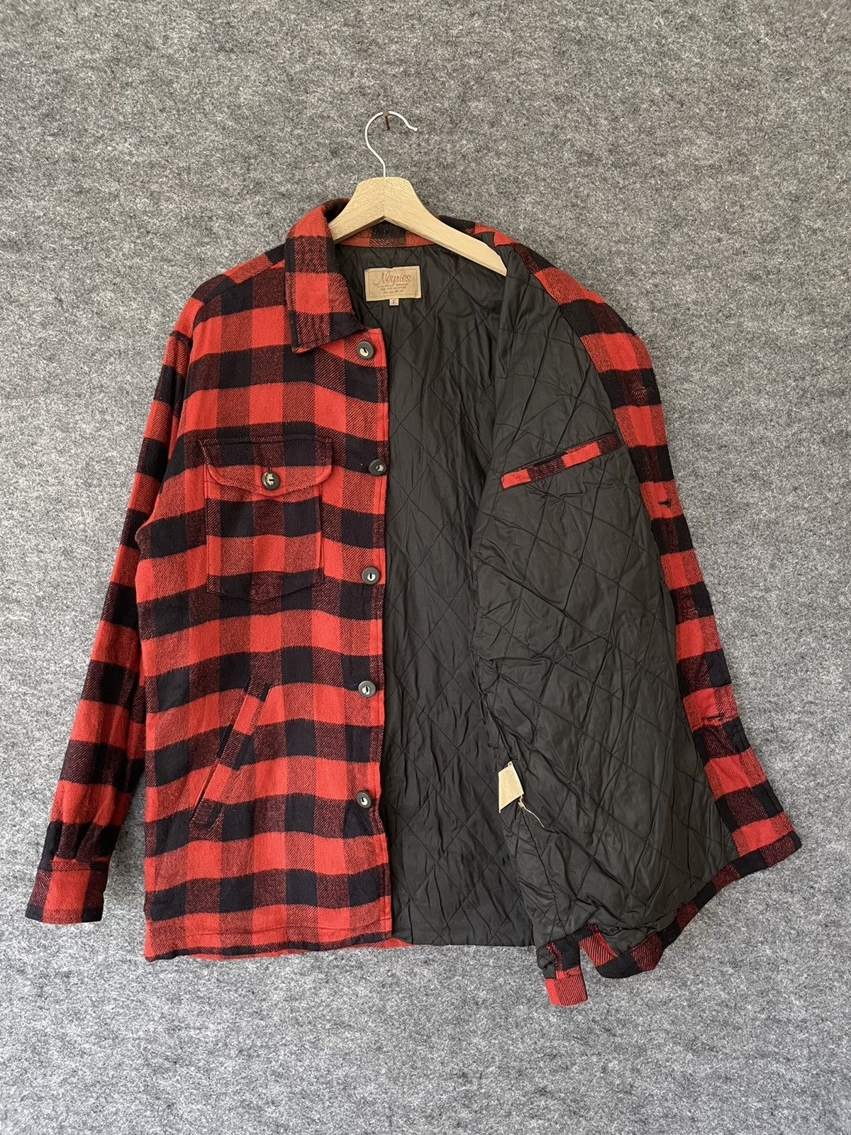 Flannel × Vintage NEYRIES TARTAN FLANNEL JACKET Size US L / EU 52-54 / 3 - 5 Thumbnail
