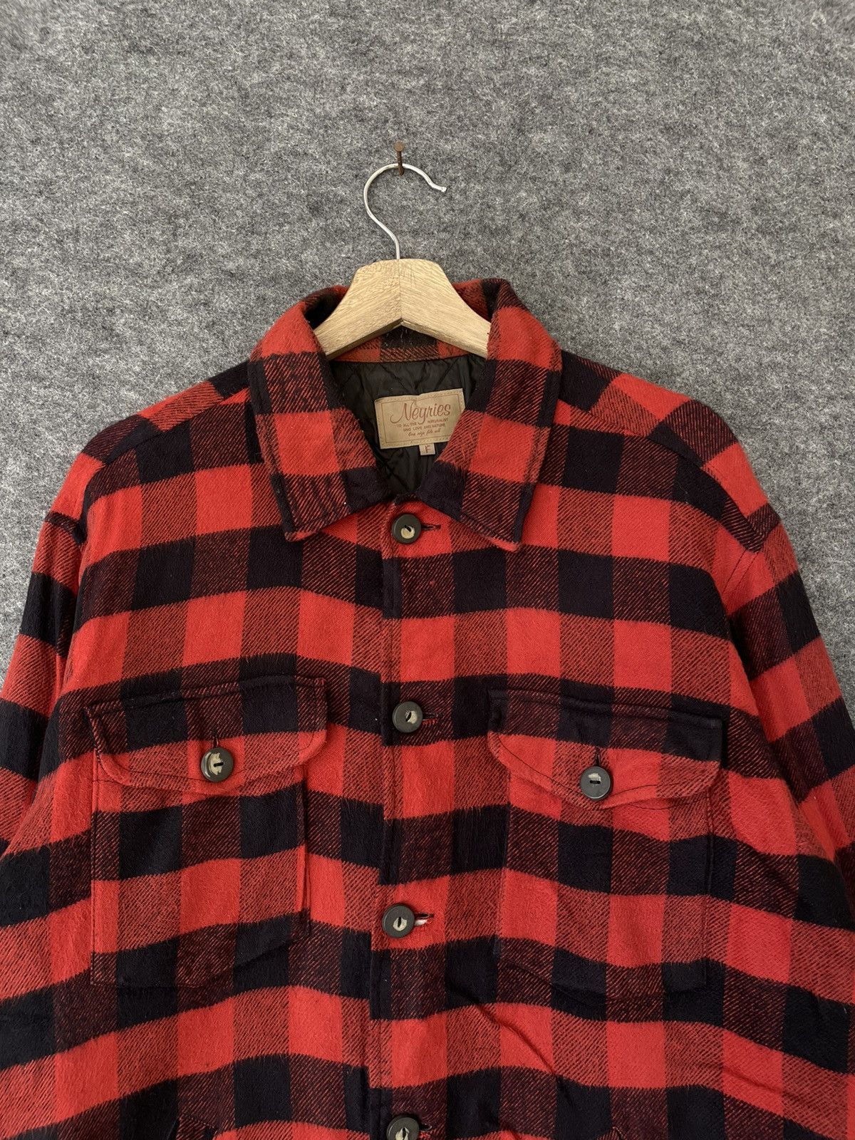 Flannel × Vintage NEYRIES TARTAN FLANNEL JACKET Size US L / EU 52-54 / 3 - 2 Thumbnail