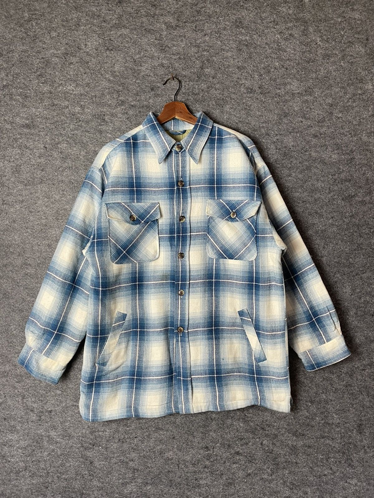 Flannel × Gents × Vintage VINTAGE GENT’S FLANNEL JACKET Size US L / EU 52-54 / 3 - 1 Thumbnail