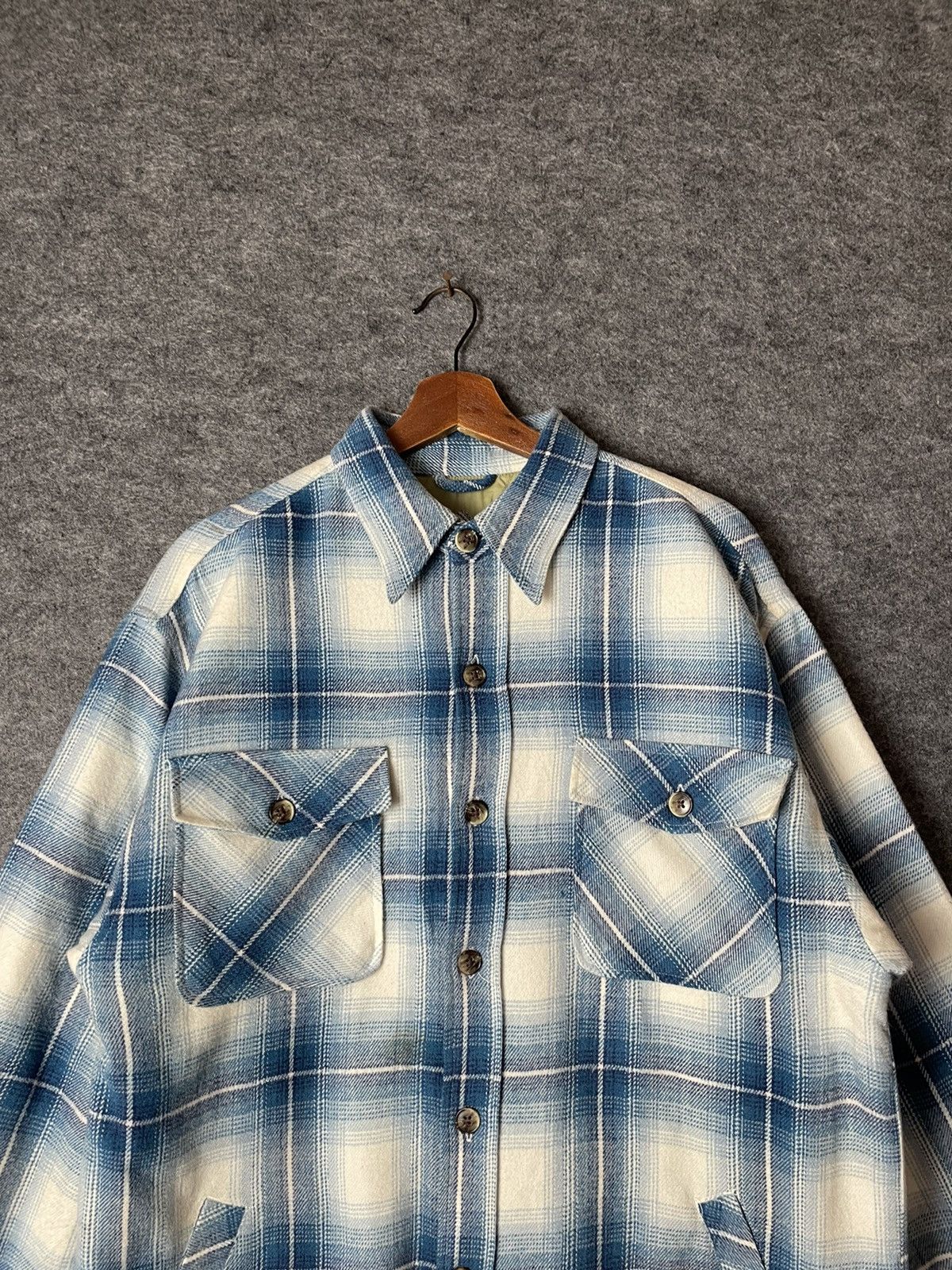 Flannel × Gents × Vintage VINTAGE GENT’S FLANNEL JACKET Size US L / EU 52-54 / 3 - 2 Thumbnail