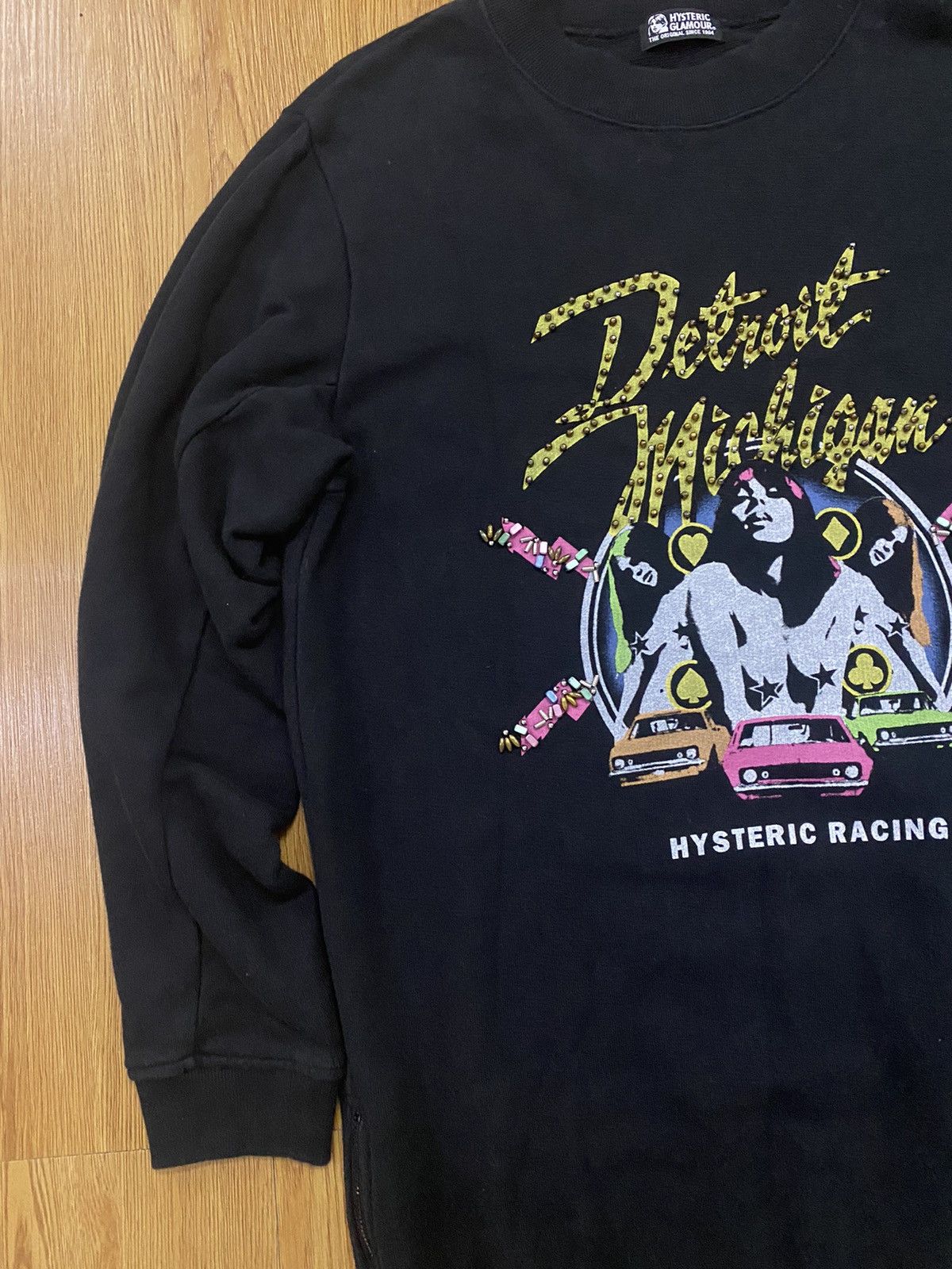 Hysteric Glamour Hysteric Glamour Detroit Michigan Racing Sweatshirt Size M / US 6-8 / IT 42-44 - 3 Thumbnail