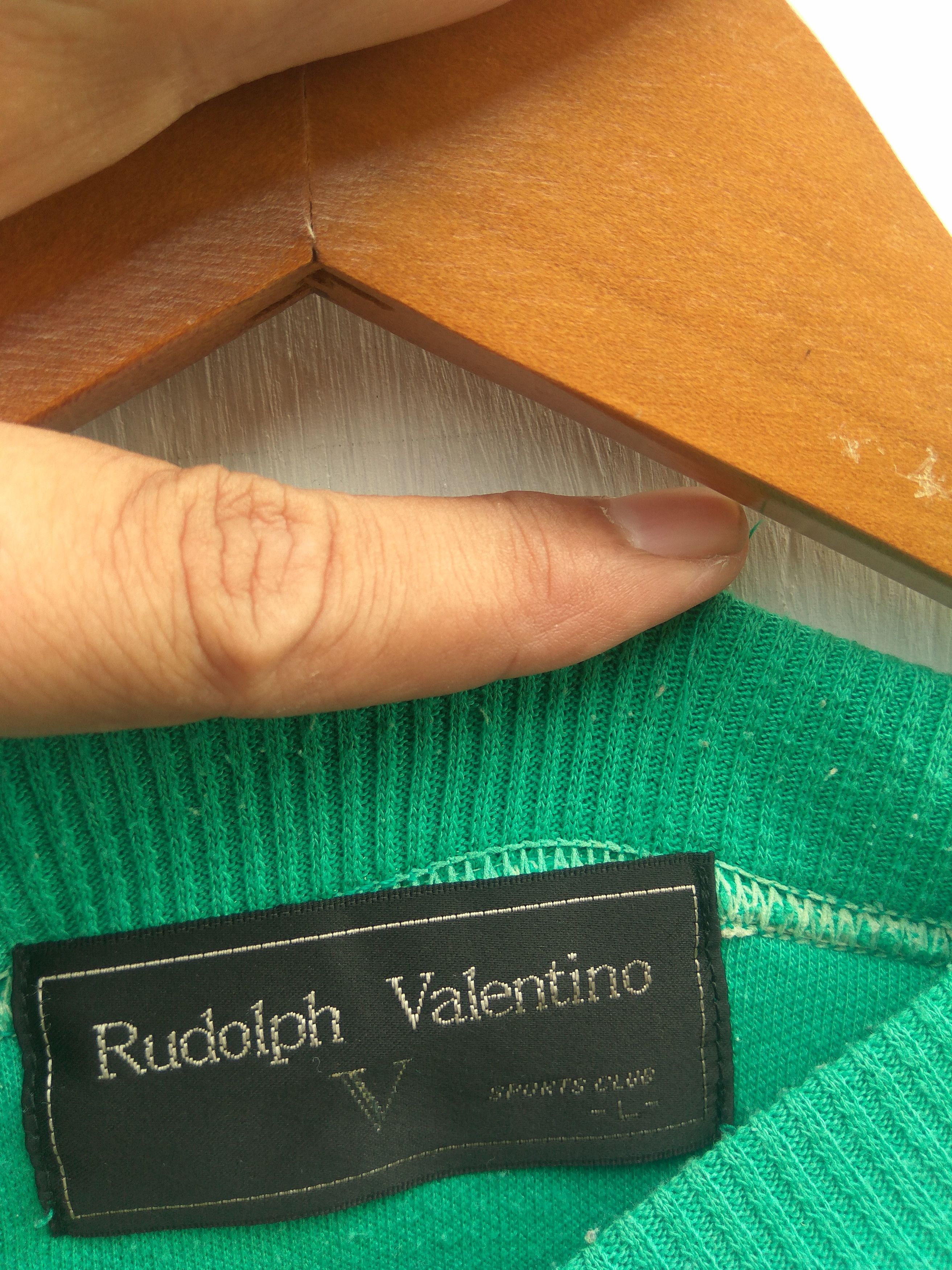 Valentino × Vintage Vintage Rudolph Valentino sweatshirt spell out jumper Size US L / EU 52-54 / 3 - 4 Thumbnail