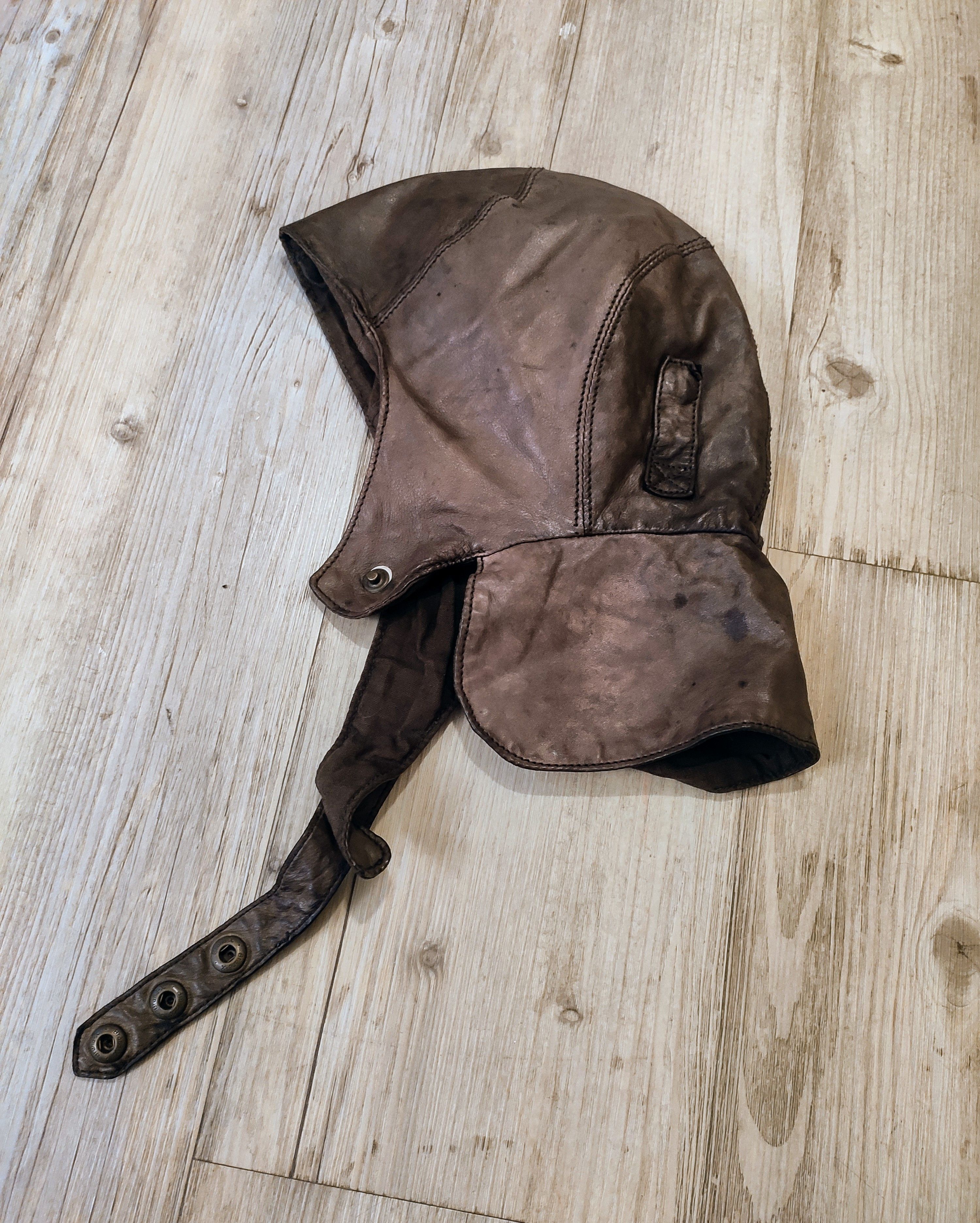 CHRISTIAN PEAU Leather helmet.Like Rick Owens or Boris Bidjan Saberi Size ONE SIZE - 2 Thumbnail