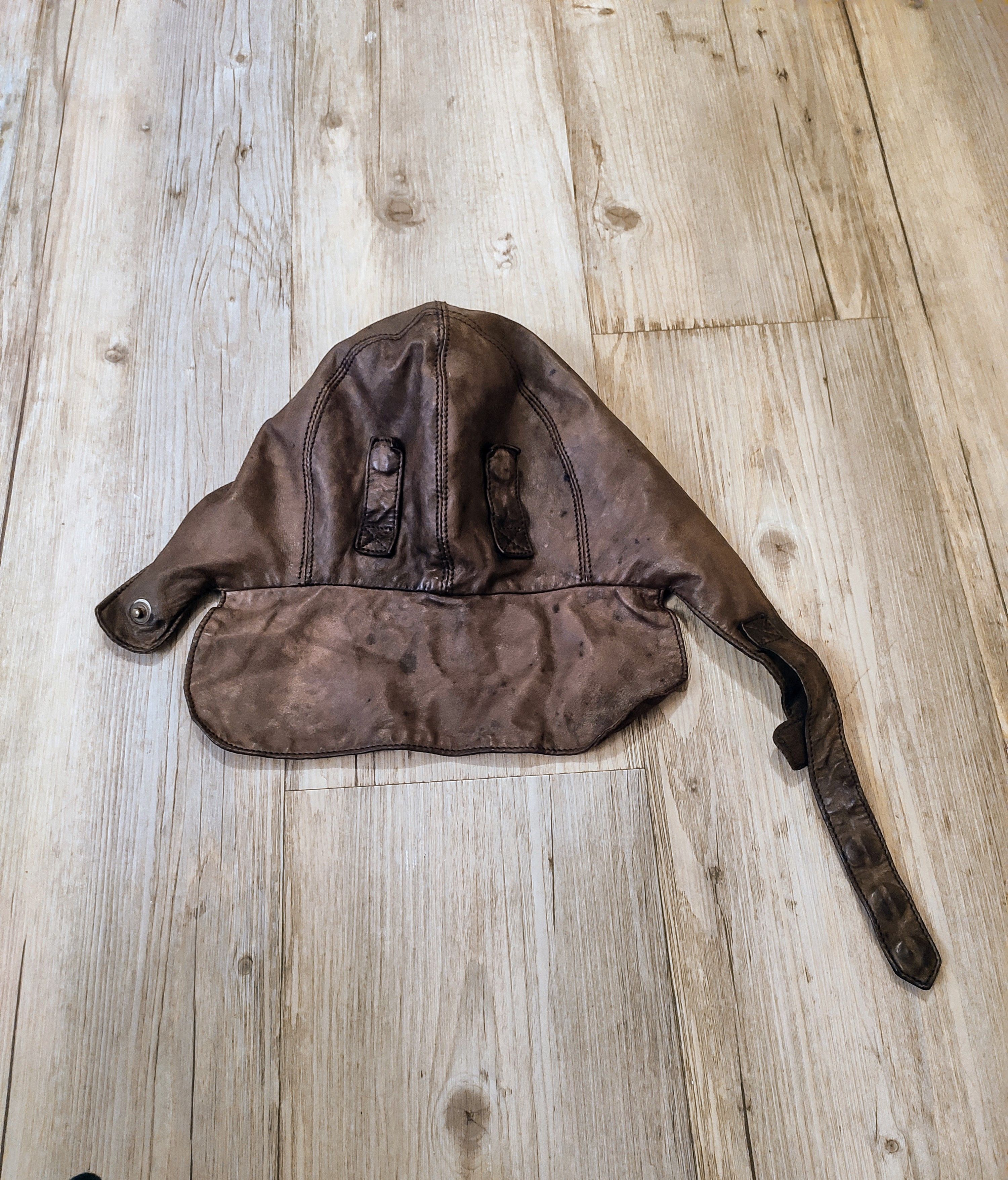 CHRISTIAN PEAU Leather helmet.Like Rick Owens or Boris Bidjan Saberi Size ONE SIZE - 4 Thumbnail