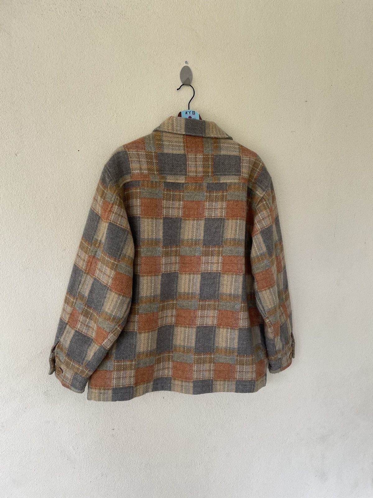 Japanese Brand × Vintage VINTAGE ELVADOS TARTAN FLANNEL JACKET Size US M / EU 48-50 / 2 - 5 Thumbnail