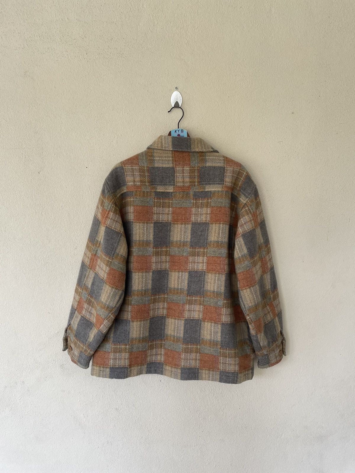 Japanese Brand × Vintage VINTAGE ELVADOS TARTAN FLANNEL JACKET Size US M / EU 48-50 / 2 - 4 Thumbnail