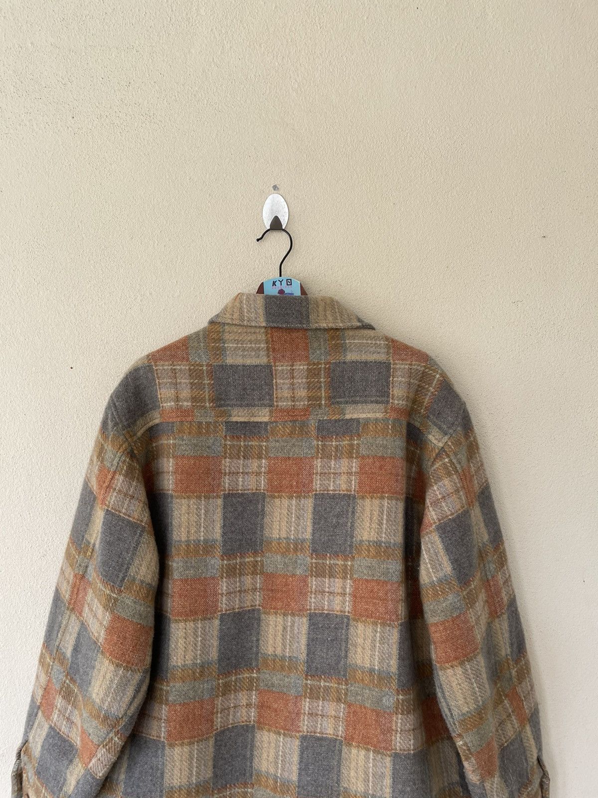 Japanese Brand × Vintage VINTAGE ELVADOS TARTAN FLANNEL JACKET Size US M / EU 48-50 / 2 - 6 Thumbnail