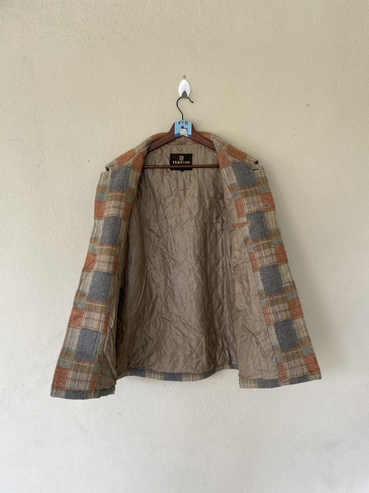 Japanese Brand × Vintage VINTAGE ELVADOS TARTAN FLANNEL JACKET Size US M / EU 48-50 / 2 - 7 Thumbnail