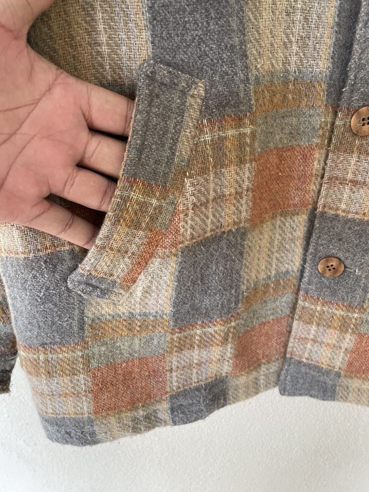Japanese Brand × Vintage VINTAGE ELVADOS TARTAN FLANNEL JACKET Size US M / EU 48-50 / 2 - 8 Thumbnail