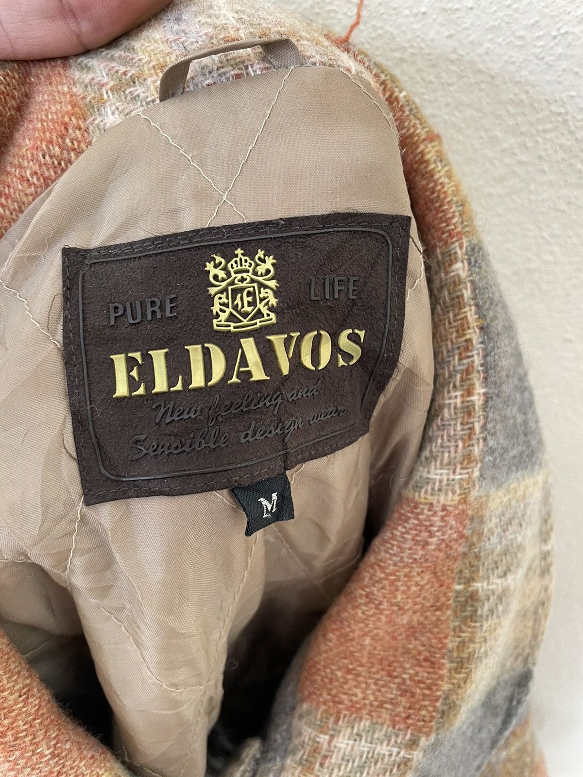 Japanese Brand × Vintage VINTAGE ELVADOS TARTAN FLANNEL JACKET Size US M / EU 48-50 / 2 - 9 Thumbnail
