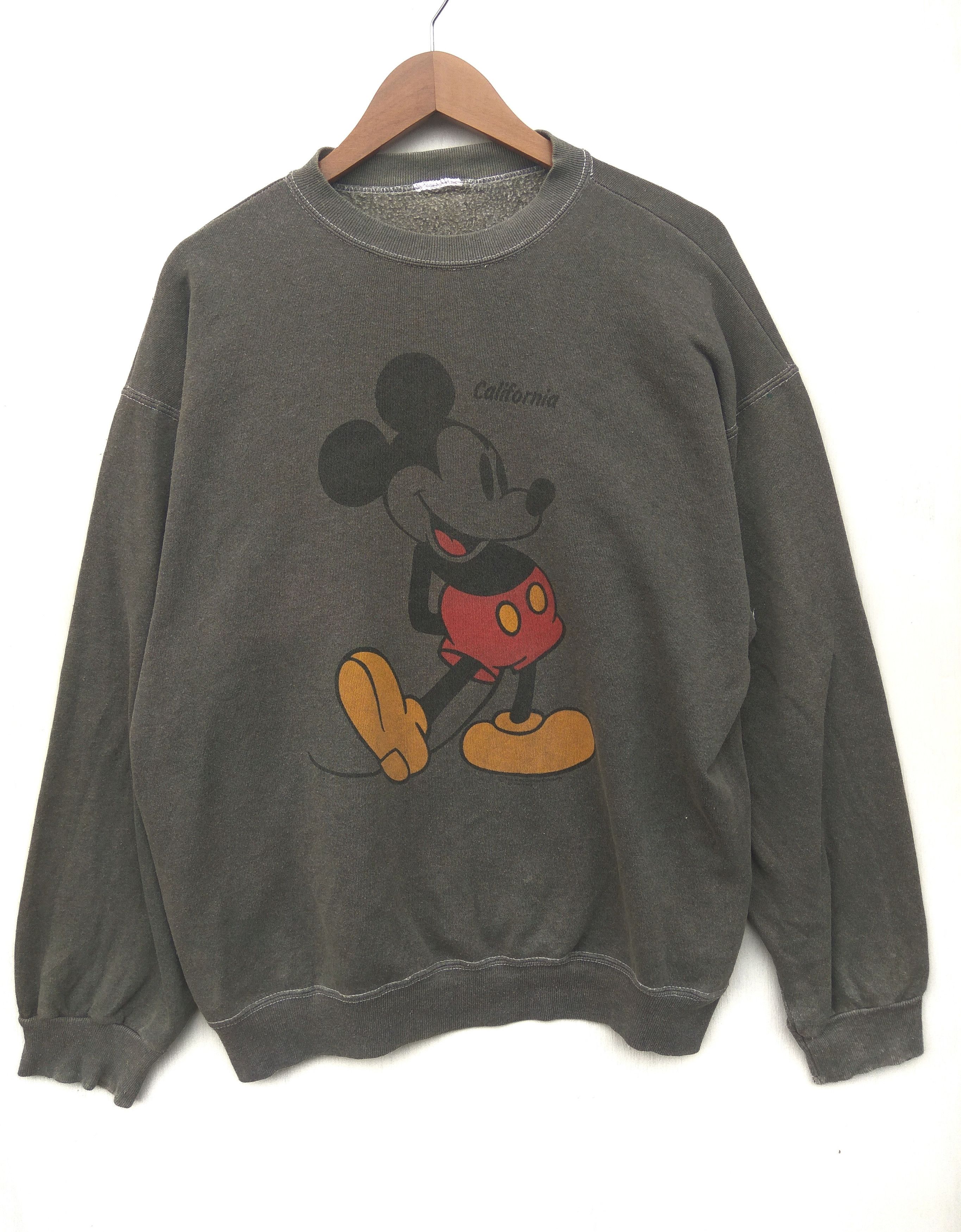 Disney × Mickey Mouse × Vintage Vtg 80s Vintage Mickey Mouse sweatshirt velva sheen Size US L / EU 52-54 / 3 - 1 Thumbnail