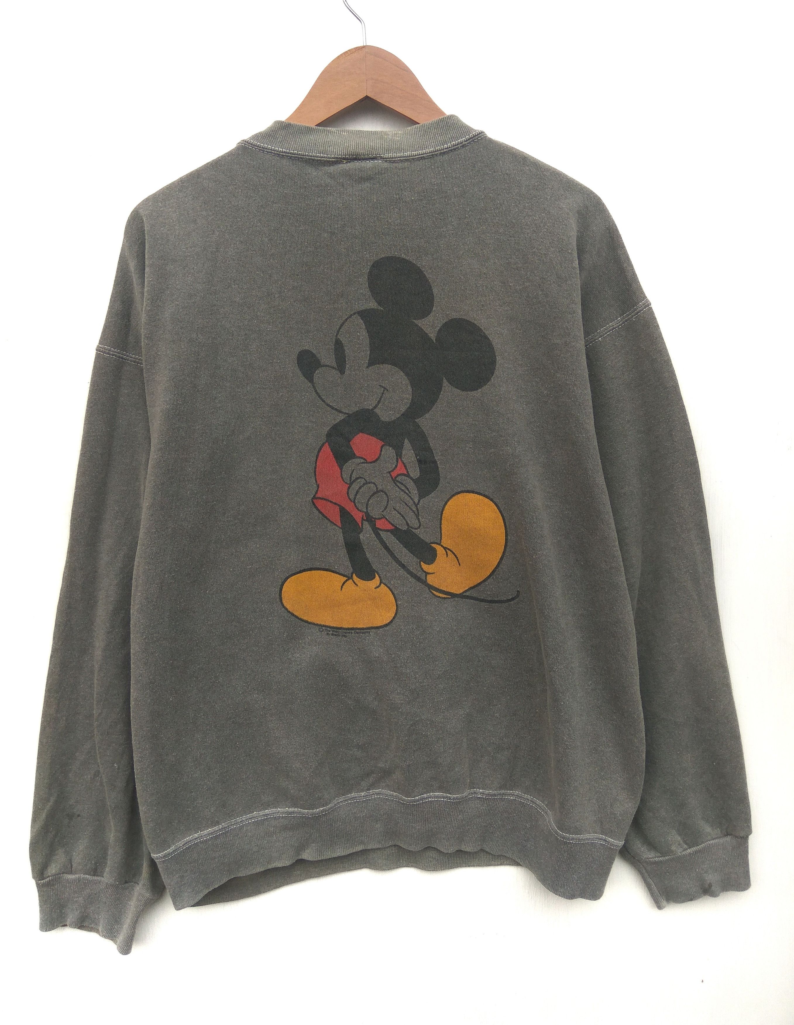 Disney × Mickey Mouse × Vintage Vtg 80s Vintage Mickey Mouse sweatshirt velva sheen Size US L / EU 52-54 / 3 - 2 Thumbnail