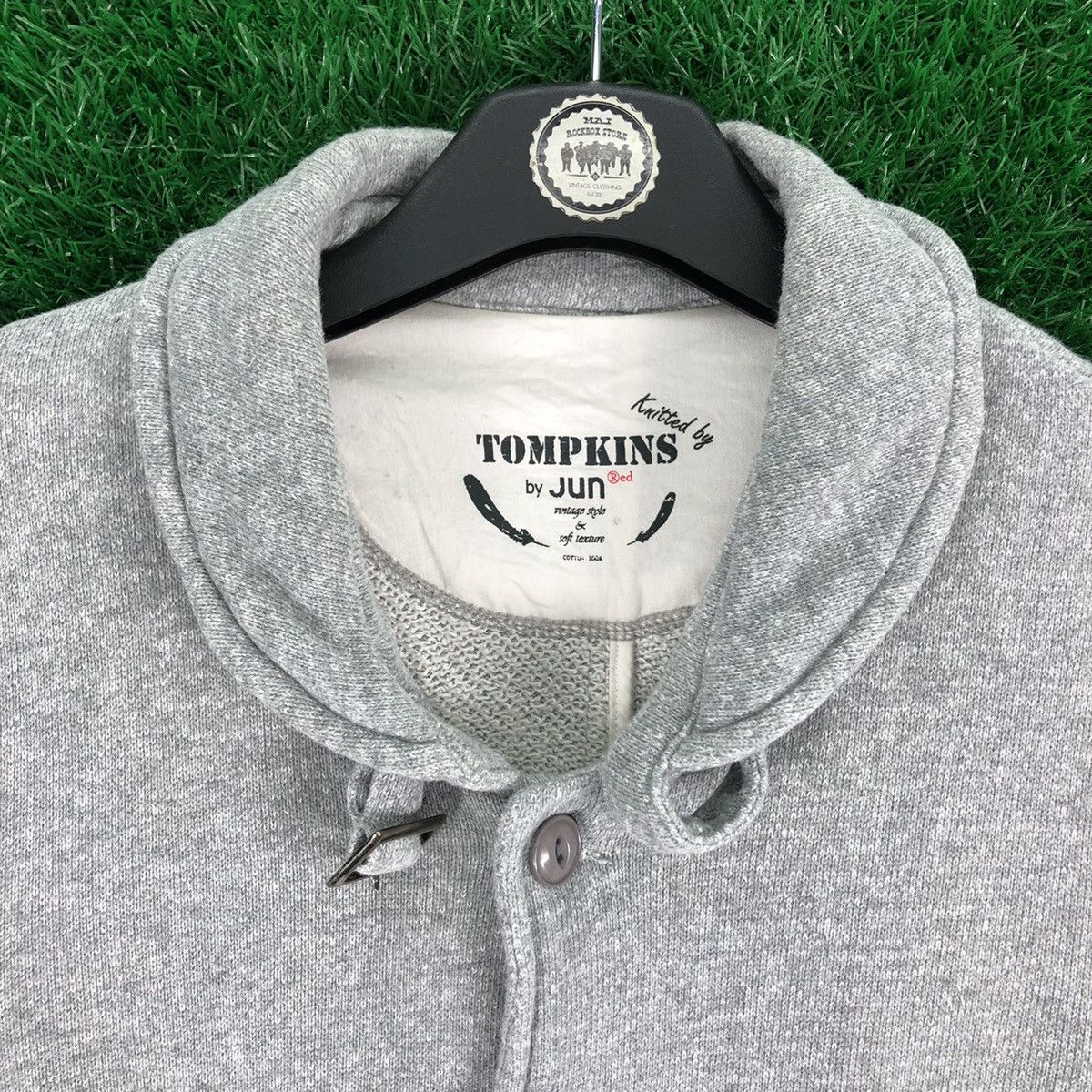 Japanese Brand Knitted Jacket Cat Eye Button by Tompkins by Jun Size US S / EU 44-46 / 1 - 7 Thumbnail