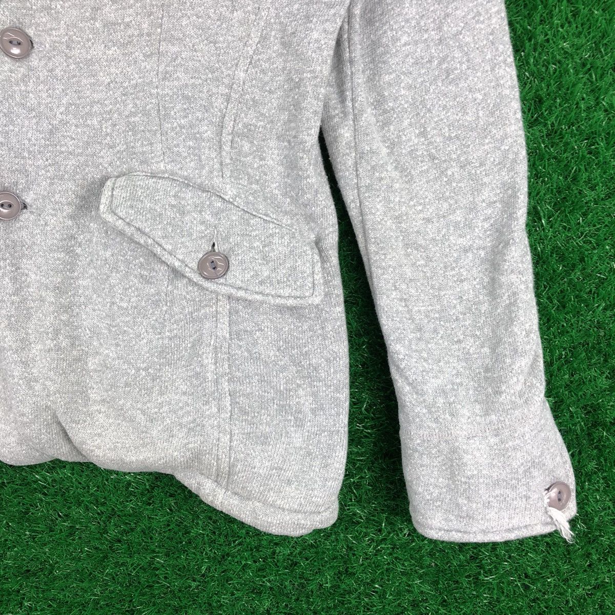 Japanese Brand Knitted Jacket Cat Eye Button by Tompkins by Jun Size US S / EU 44-46 / 1 - 3 Thumbnail