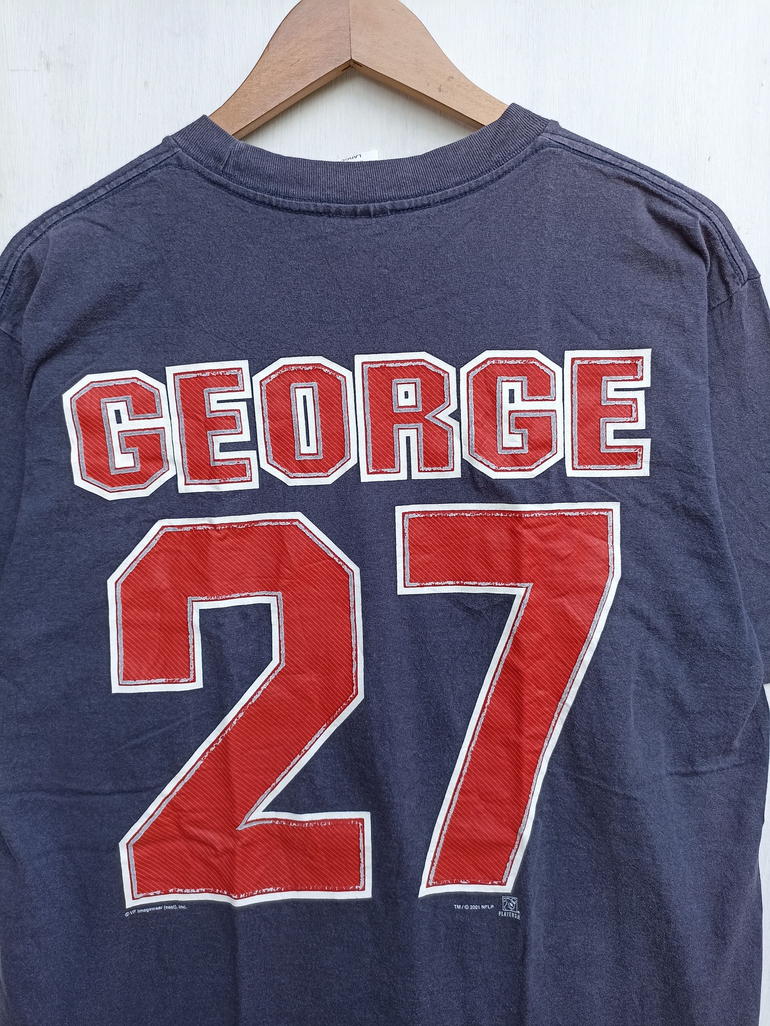 Lee × NFL × Vintage Vintage y2k Vintage Tennessee Titans t shirt George 27 tee Size US M / EU 48-50 / 2 - 6 Thumbnail