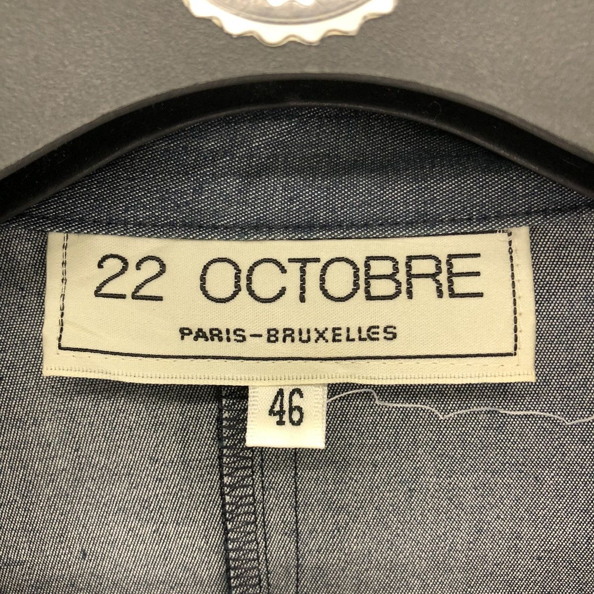Japanese Brand Vintage 90's Zipper Jacket by 22 Octobre Paris Size US M / EU 48-50 / 2 - 8 Thumbnail