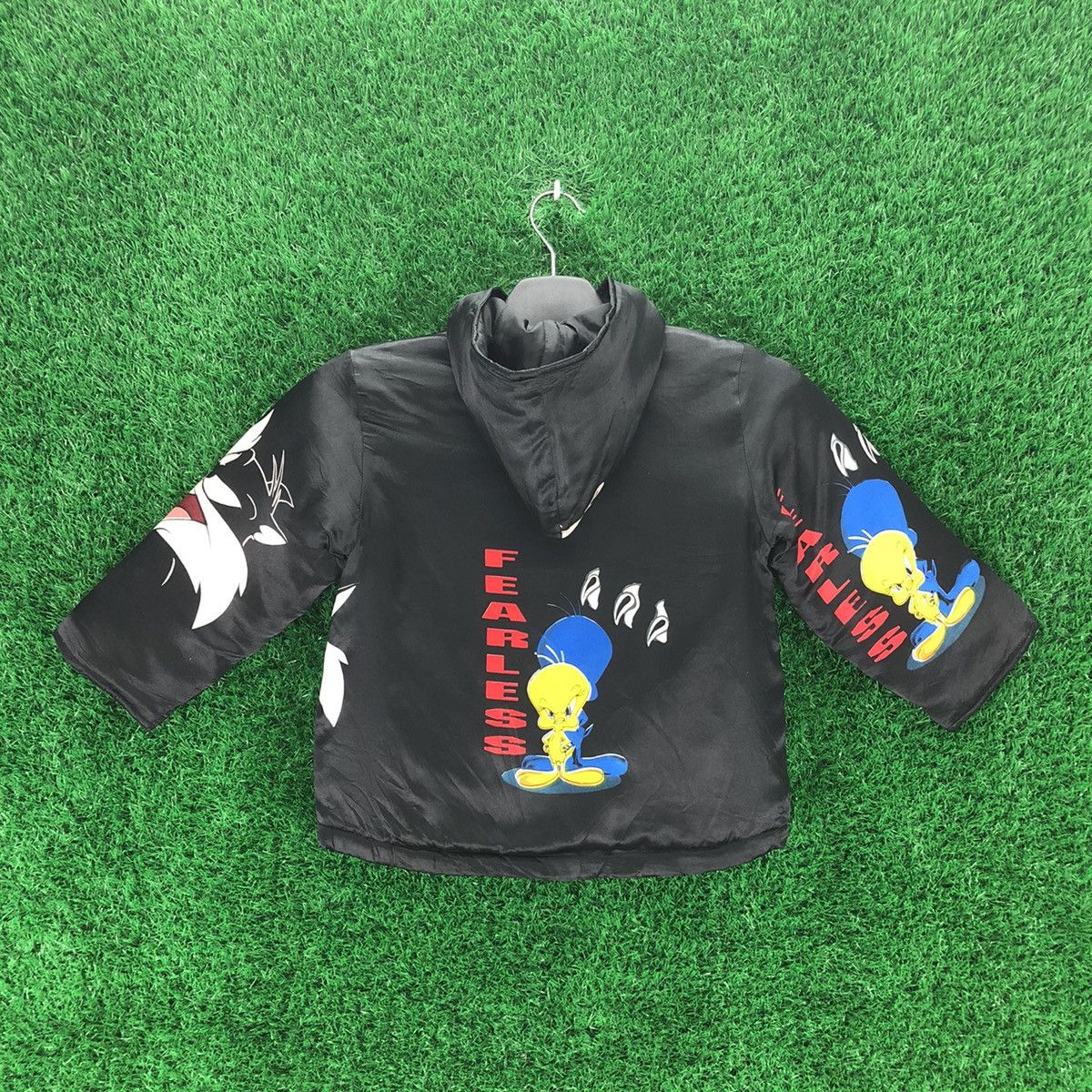 Cartoon Network Vintage Puffer Jacket Cartoon Tweety Button Up For kKd Size US XXS / EU 40 - 4 Thumbnail