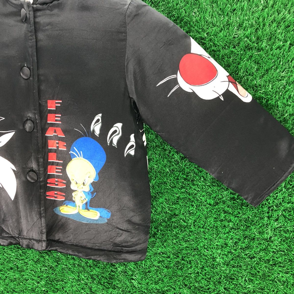 Cartoon Network Vintage Puffer Jacket Cartoon Tweety Button Up For kKd Size US XXS / EU 40 - 3 Thumbnail
